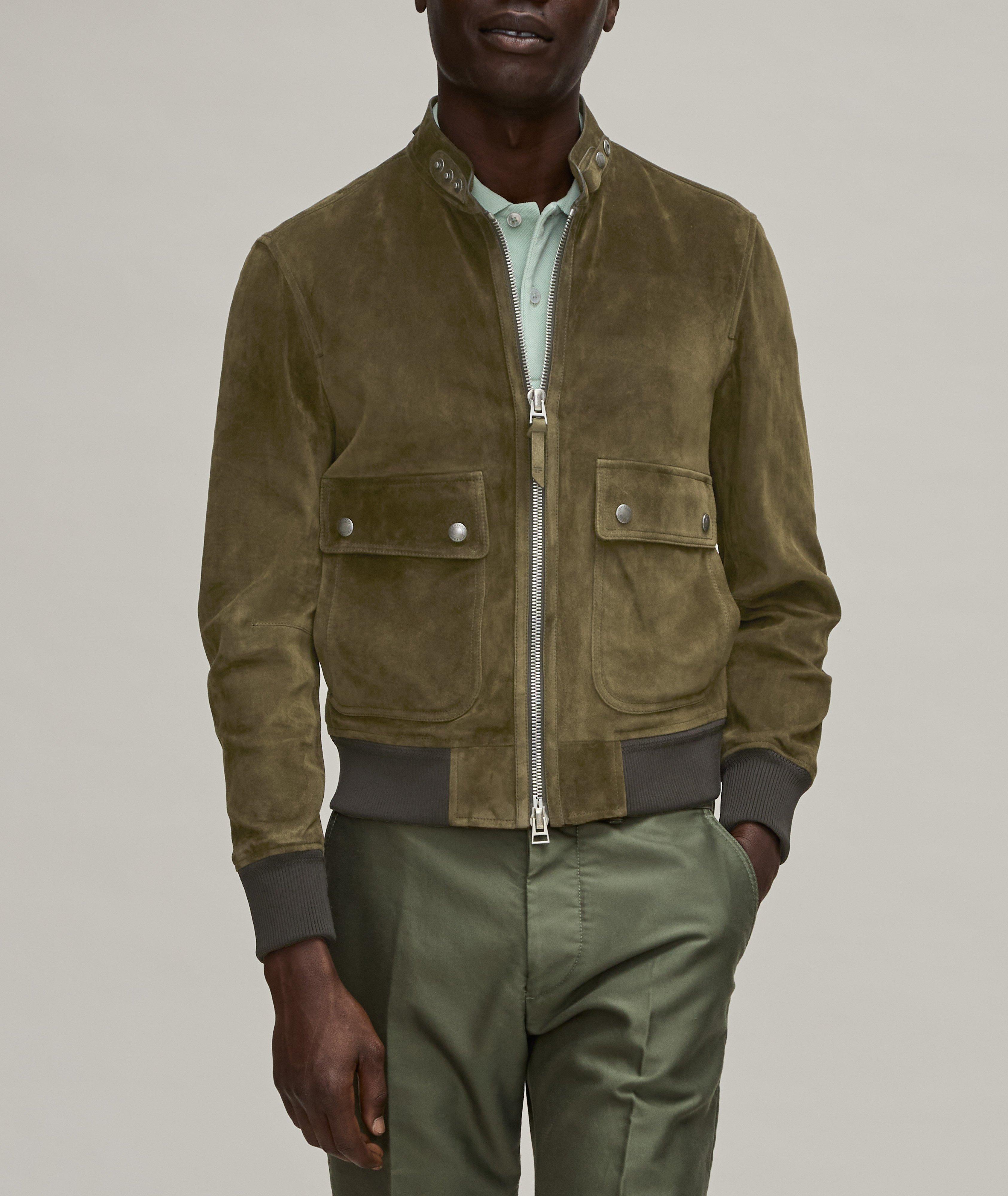 Suede Pilot Bomber image 1