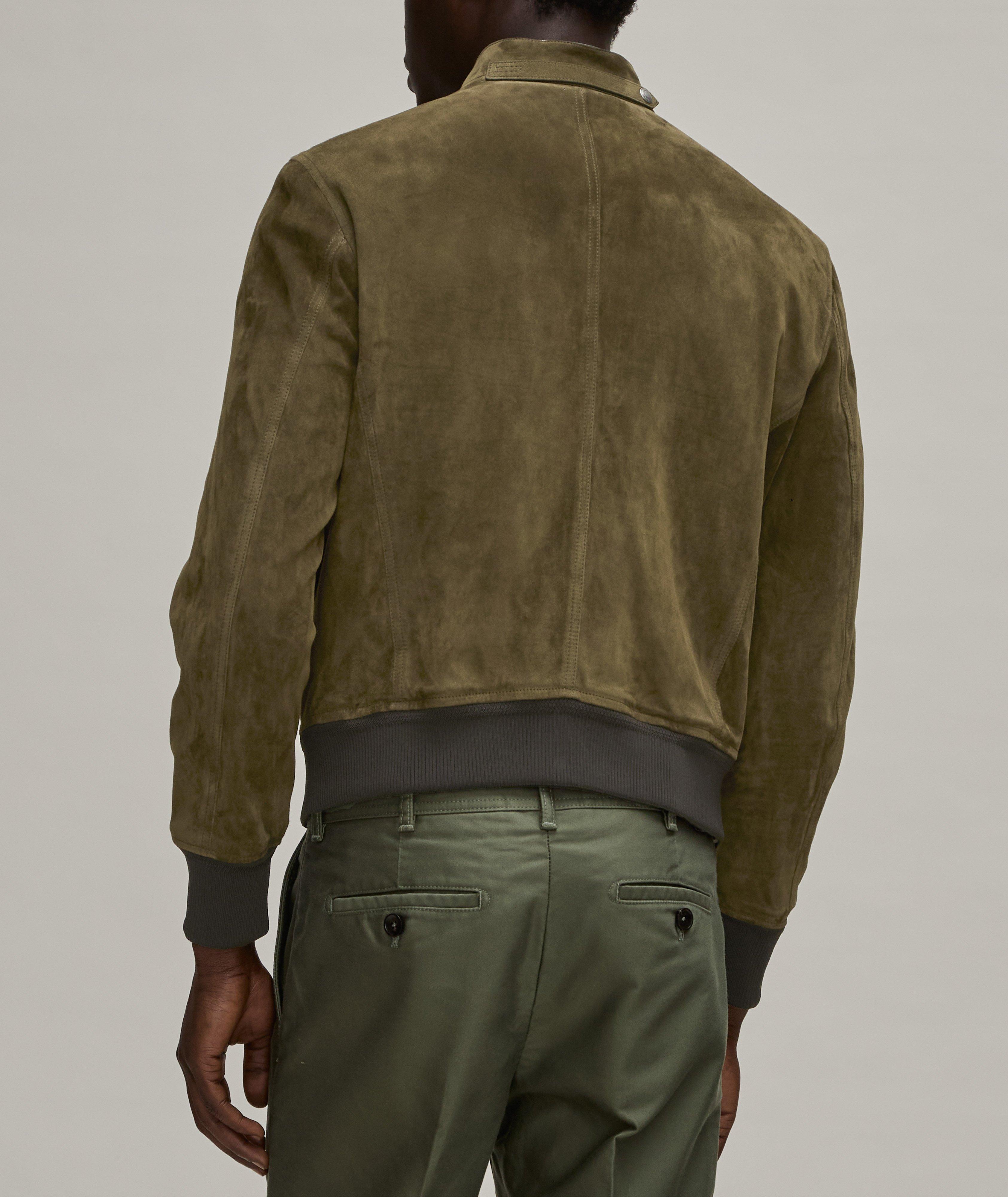 Suede Pilot Bomber image 2