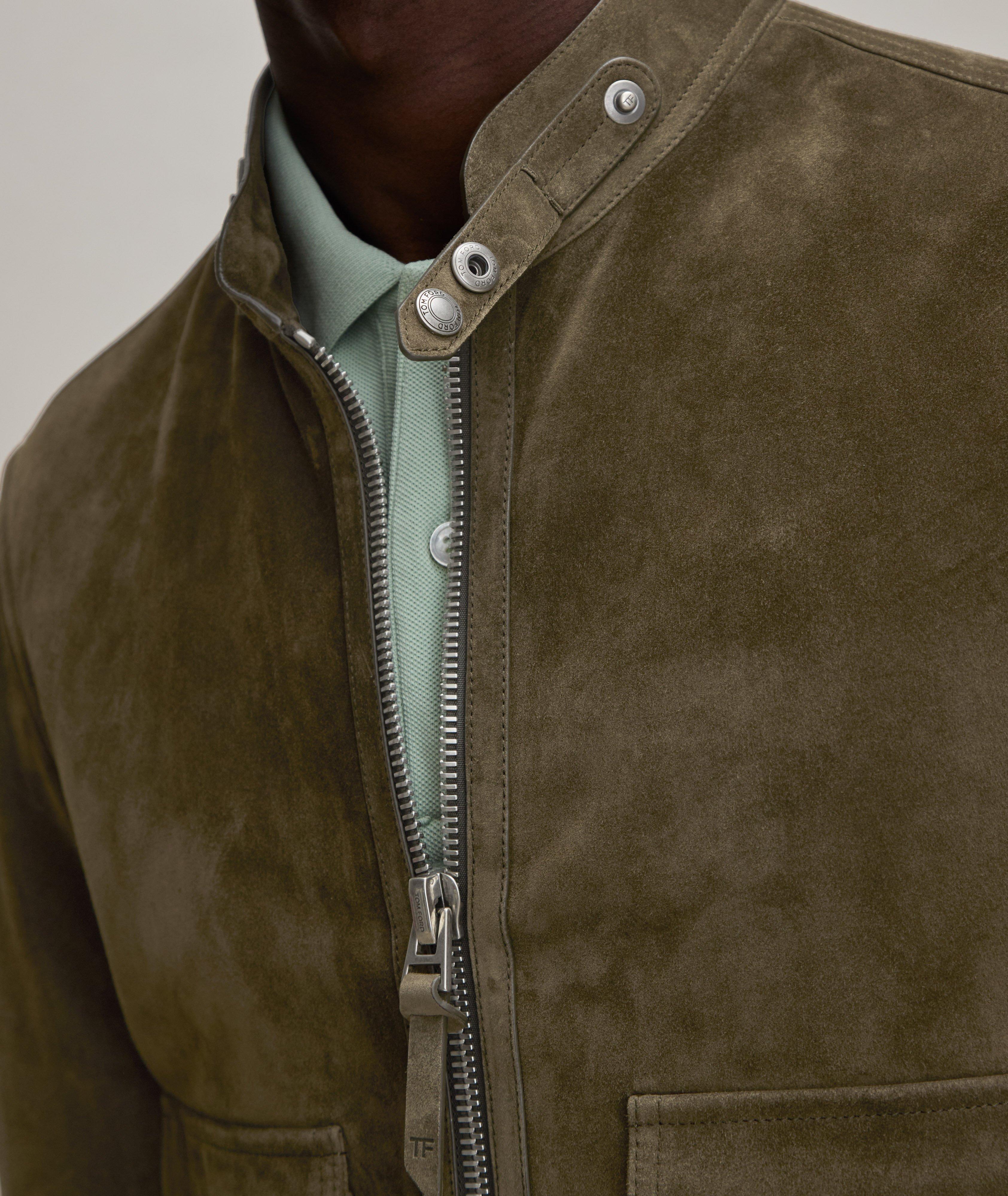 Suede Pilot Bomber image 4