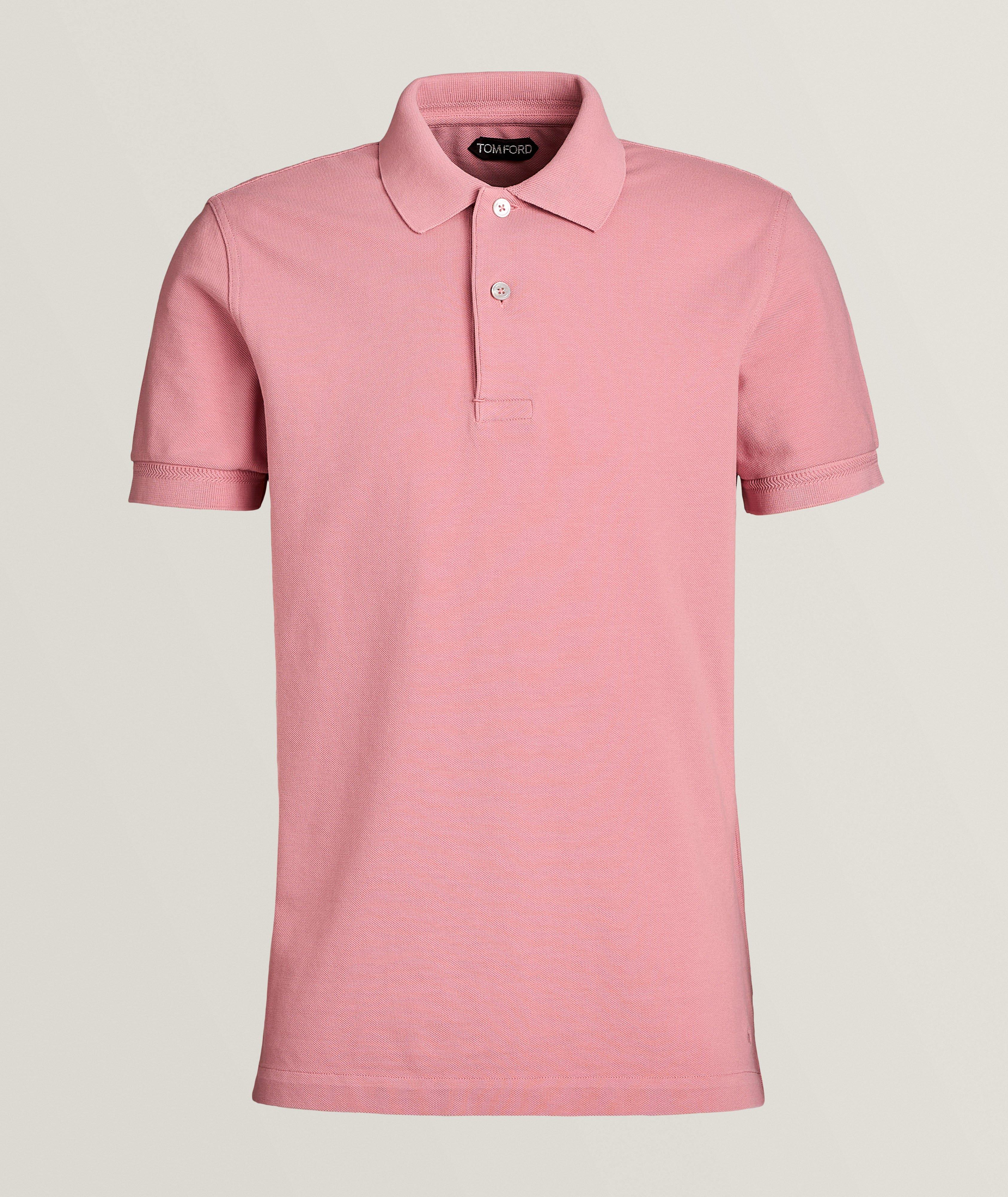 TOM FORD Tennis Piqué Knit Cotton Polo