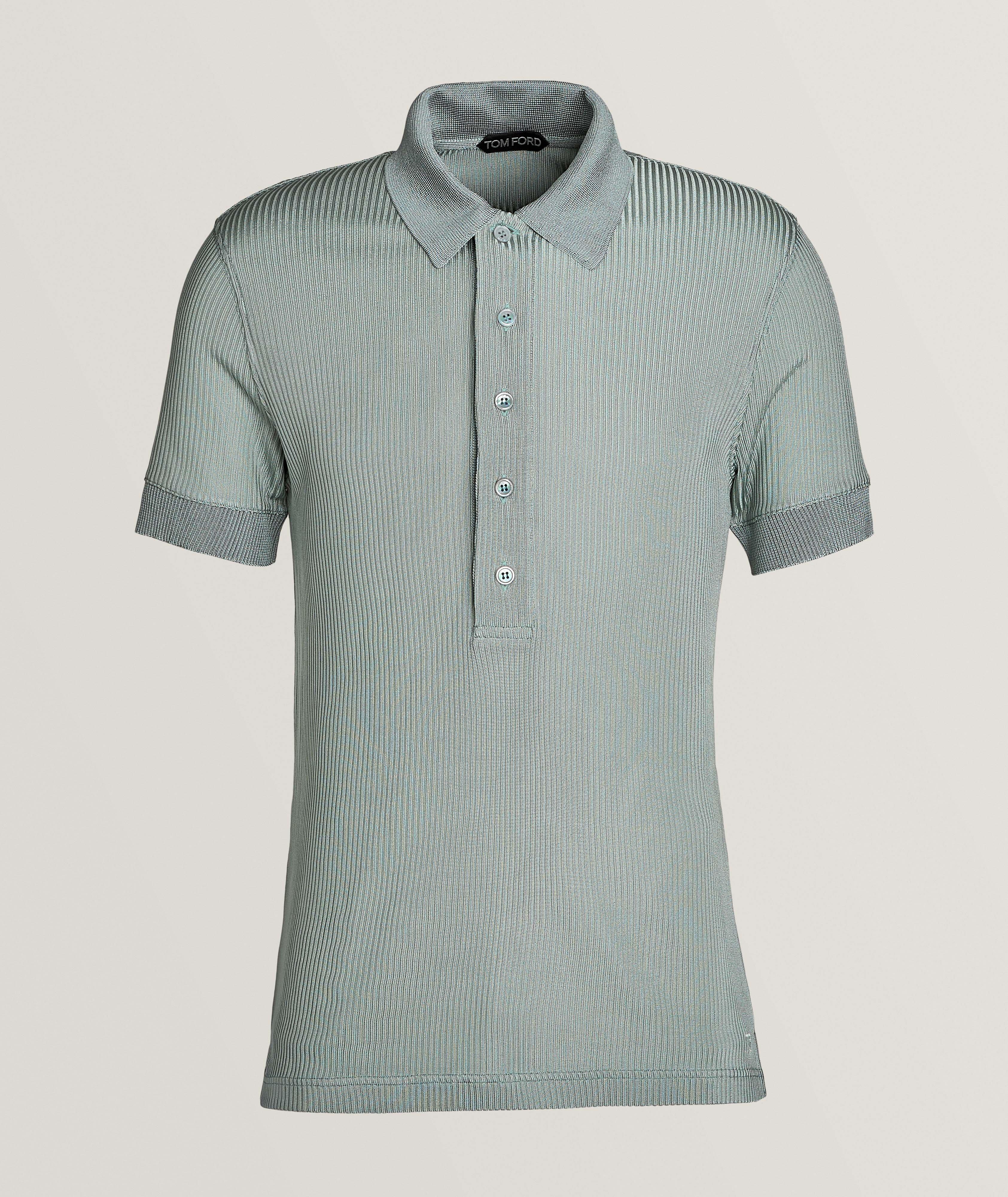 Luster Ribbed Polo  image 0
