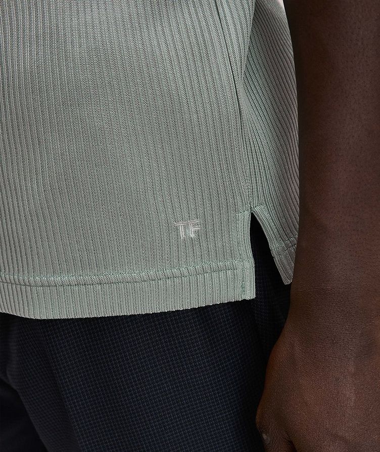 Luster Ribbed Polo  image 4