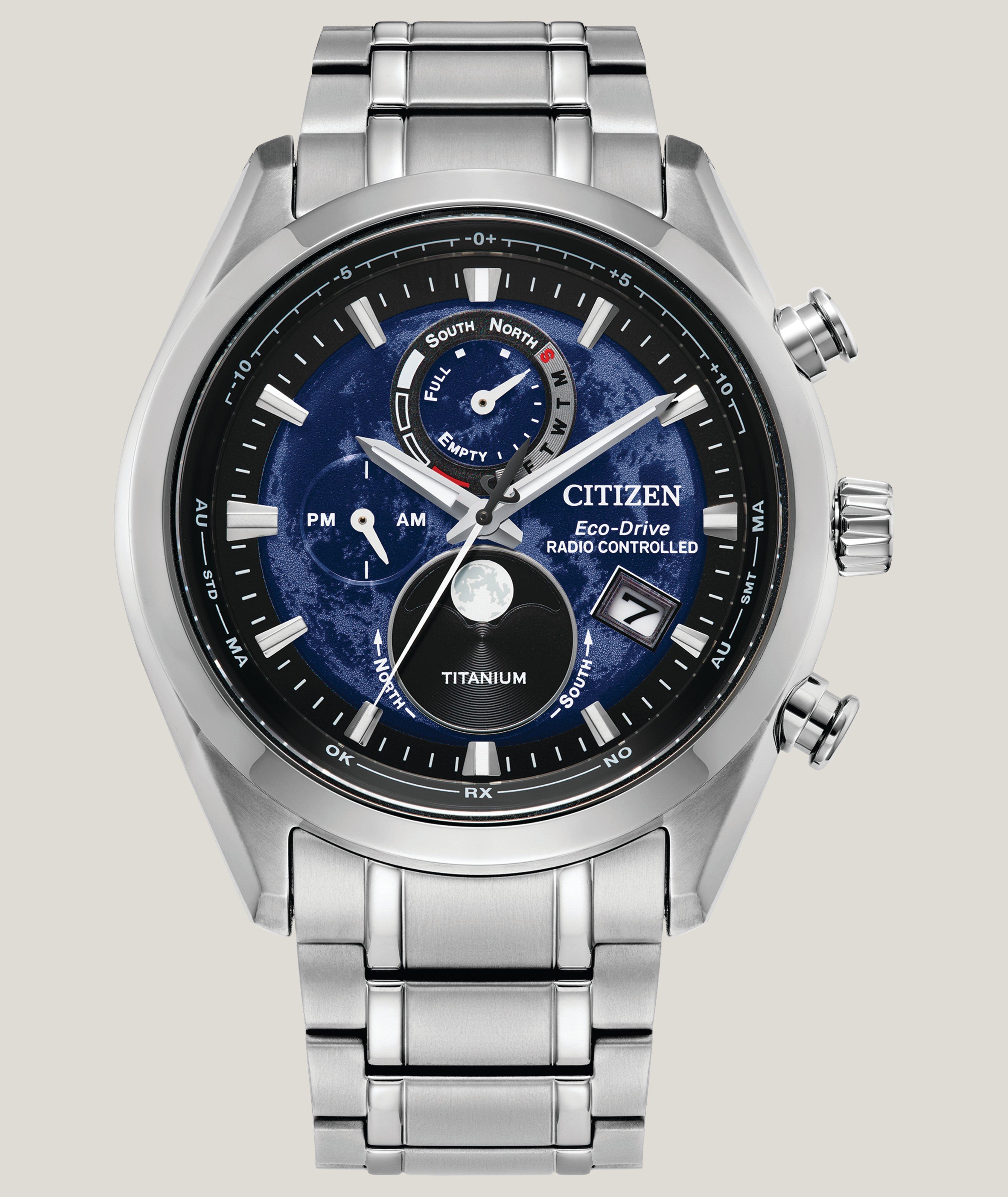 Tsuki-yomi A-T Eco-Drive Watch image 0