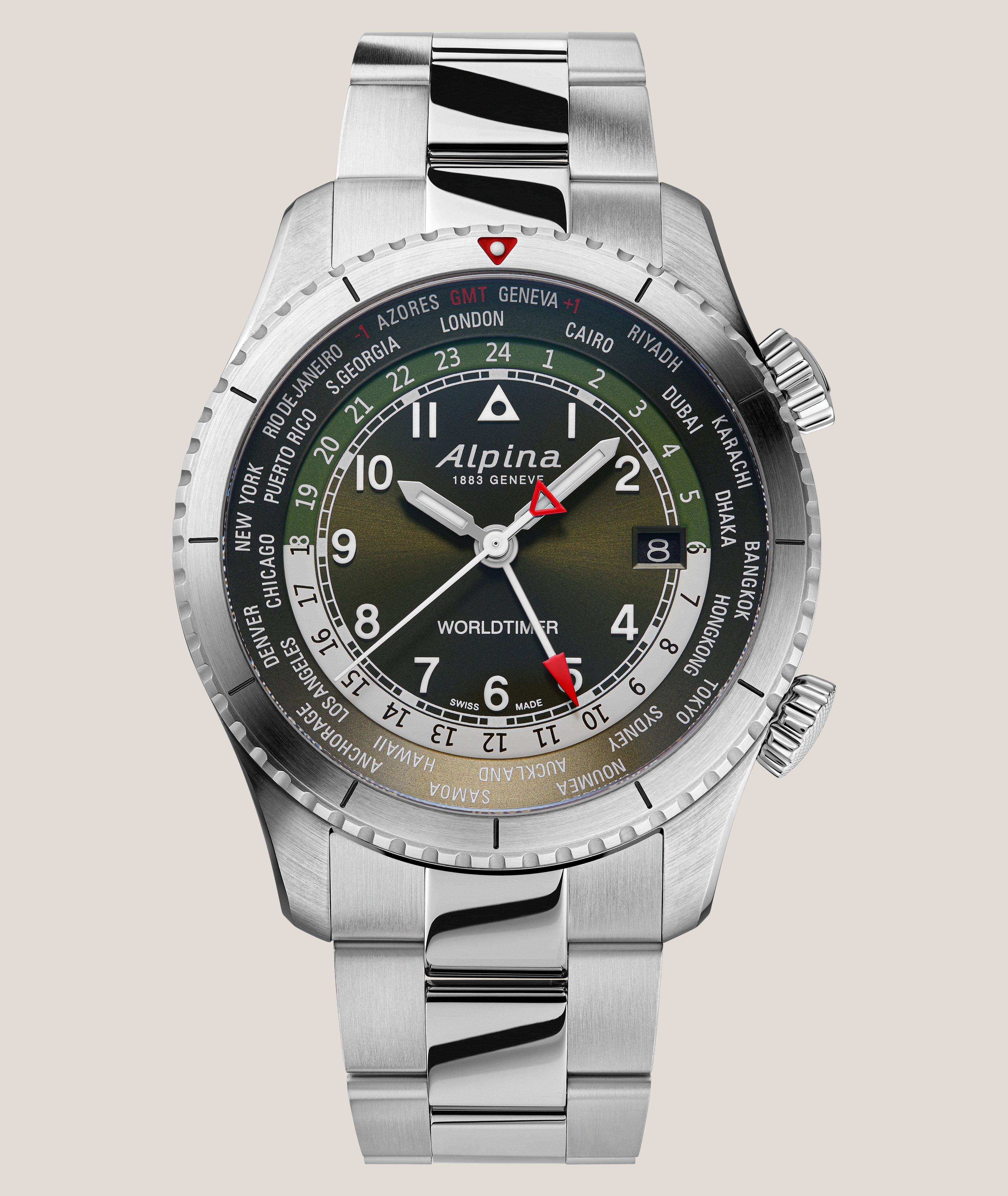 Startimer Pilot Quartz Worldtimer Watch image 0