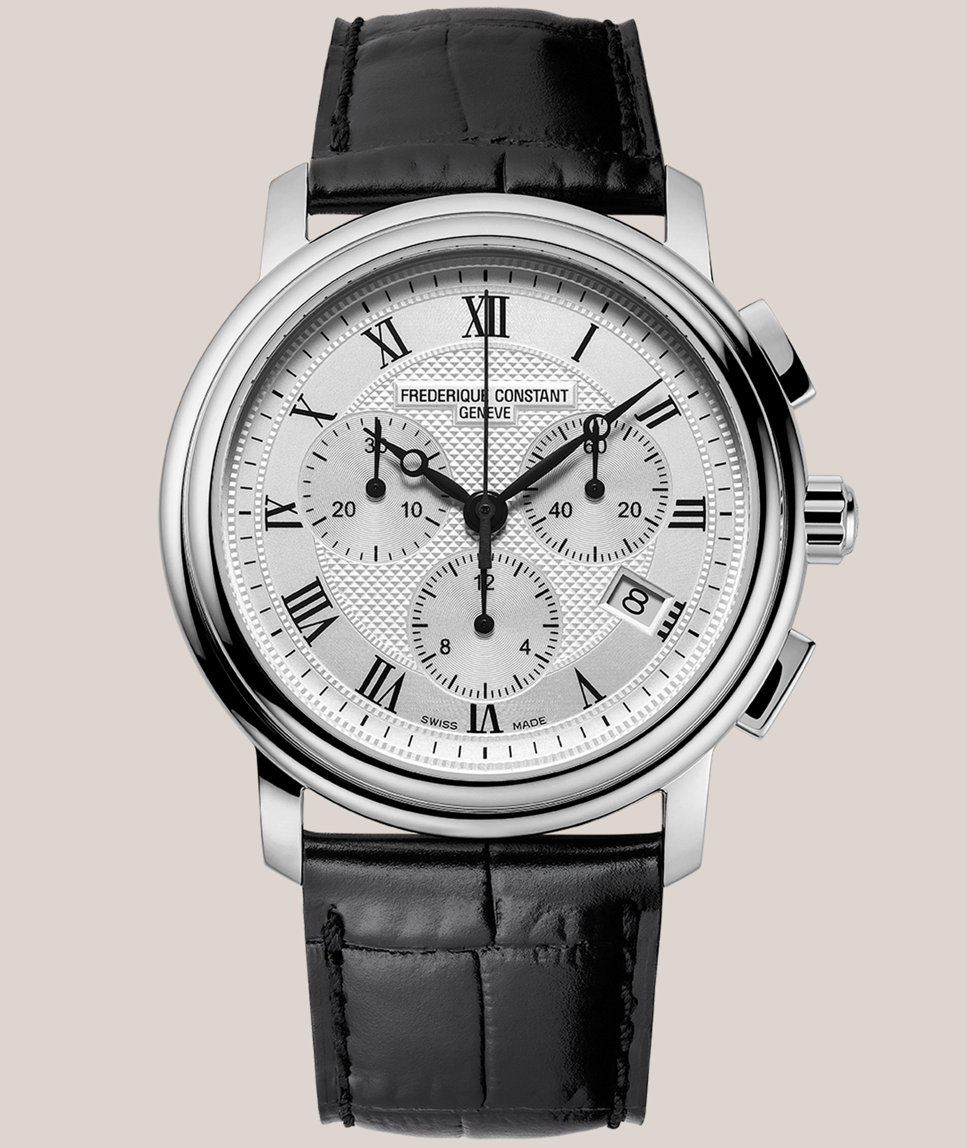 Montre à mouvement à quartz avec chronographe image 0