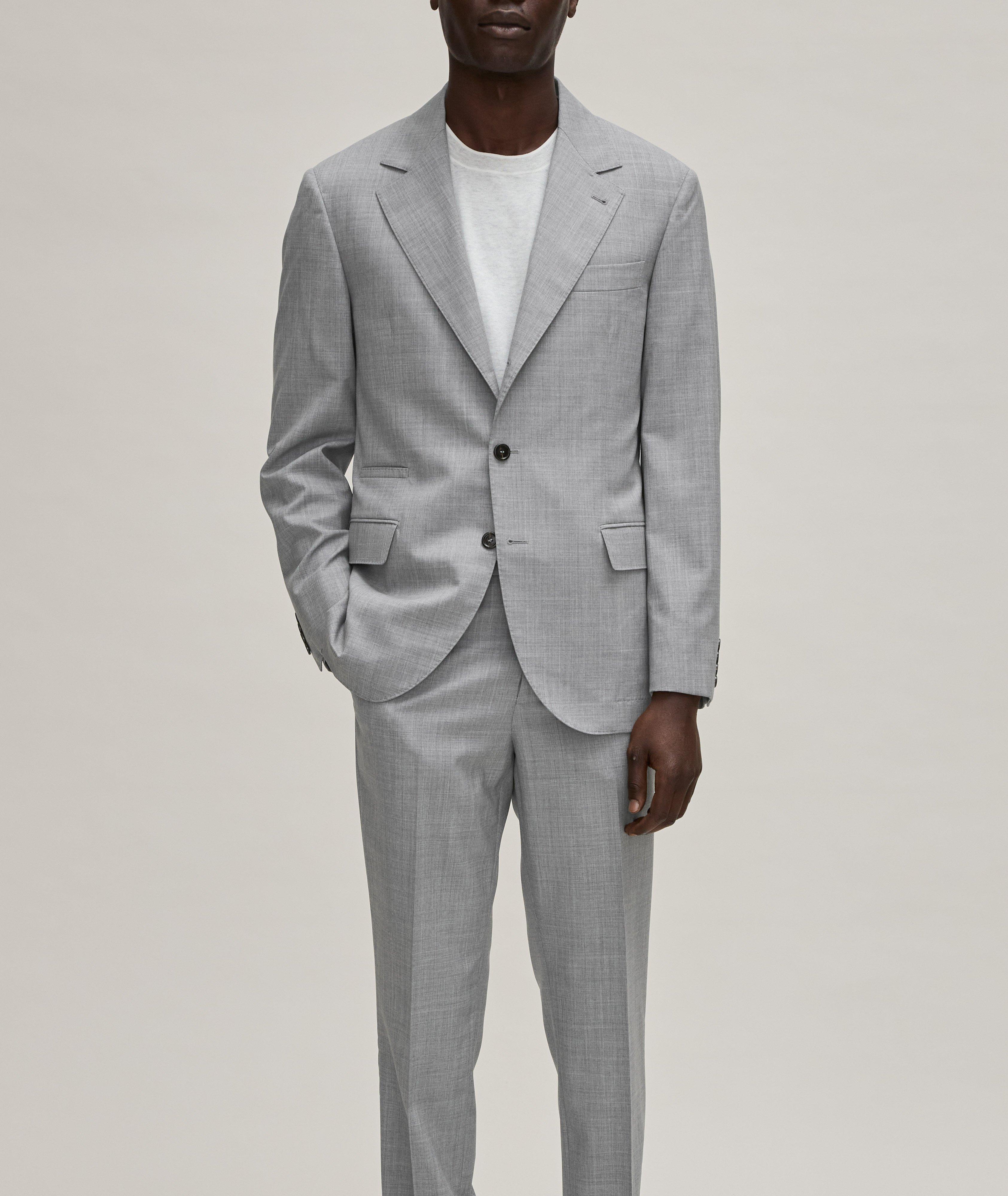 Mélange Light Virgin Wool Suit image 1