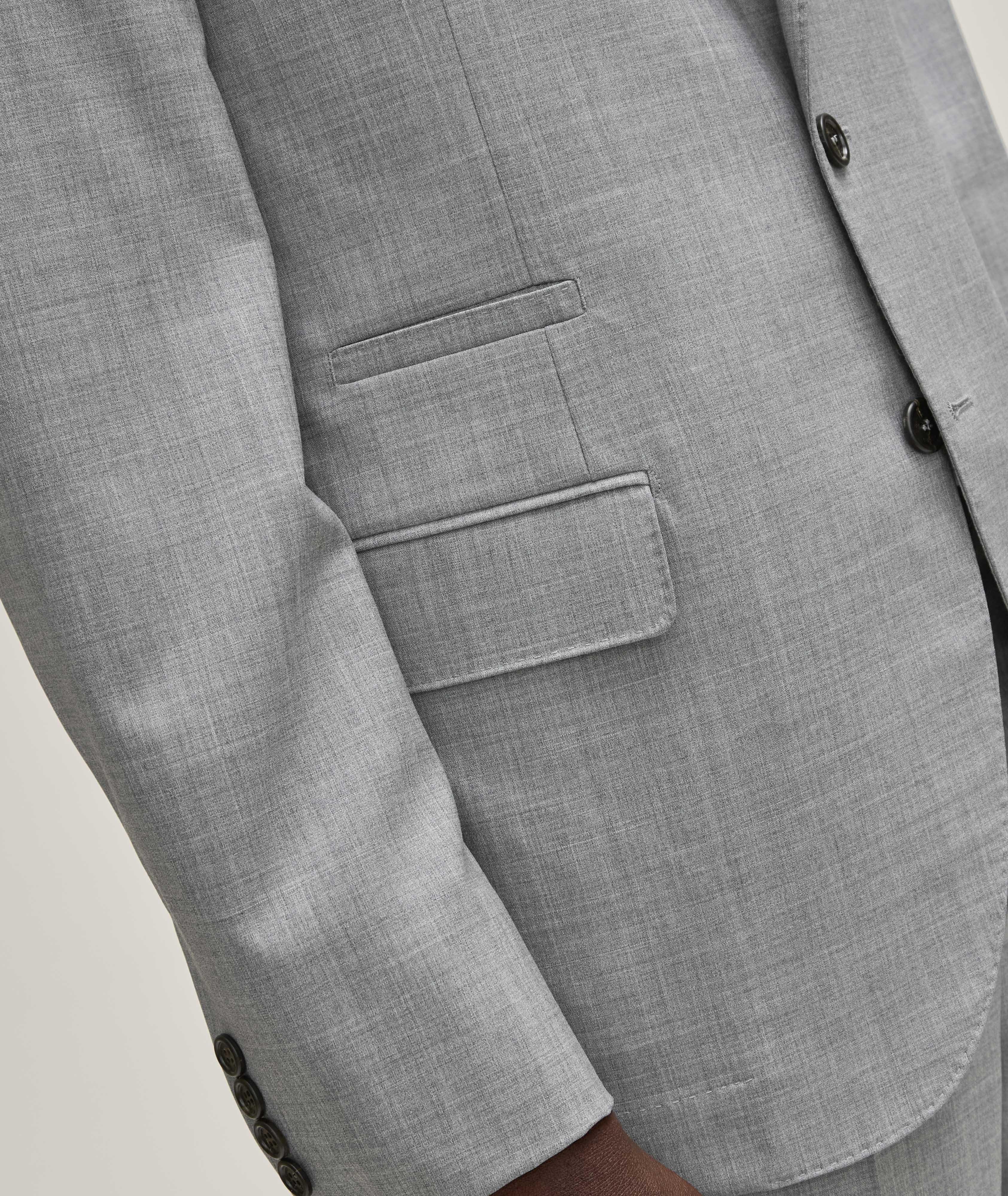 Mélange Light Virgin Wool Suit image 3