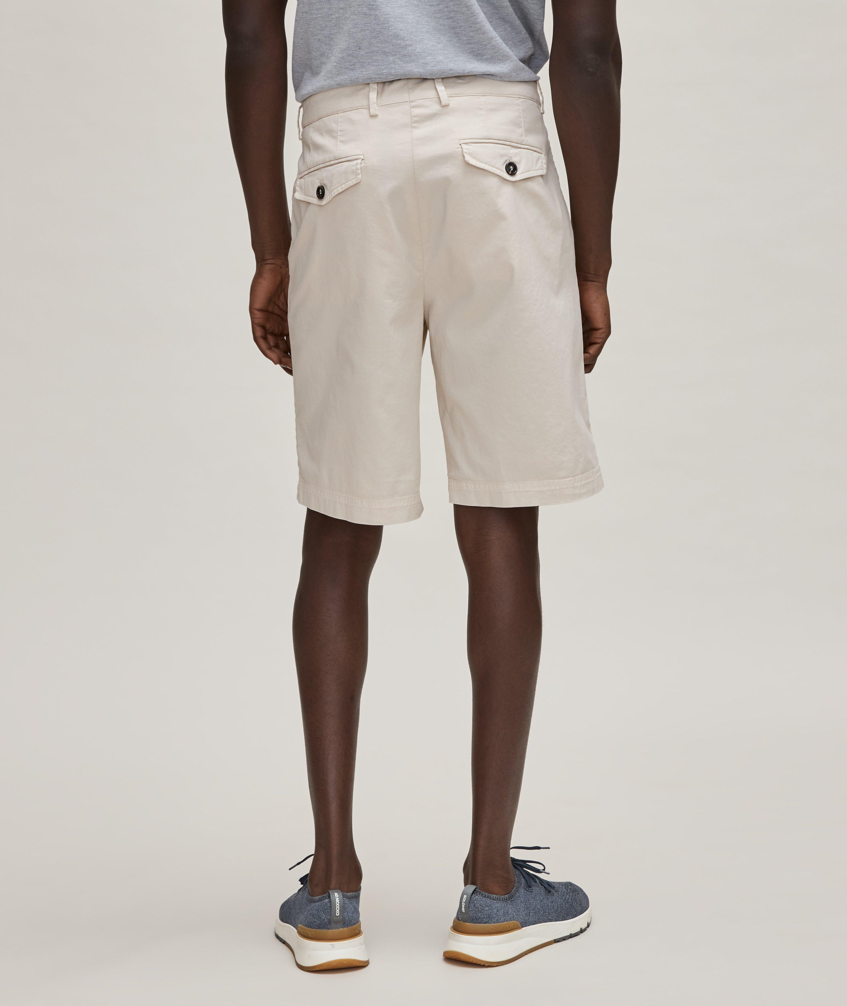 Stretch-Cotton Bermuda Shorts