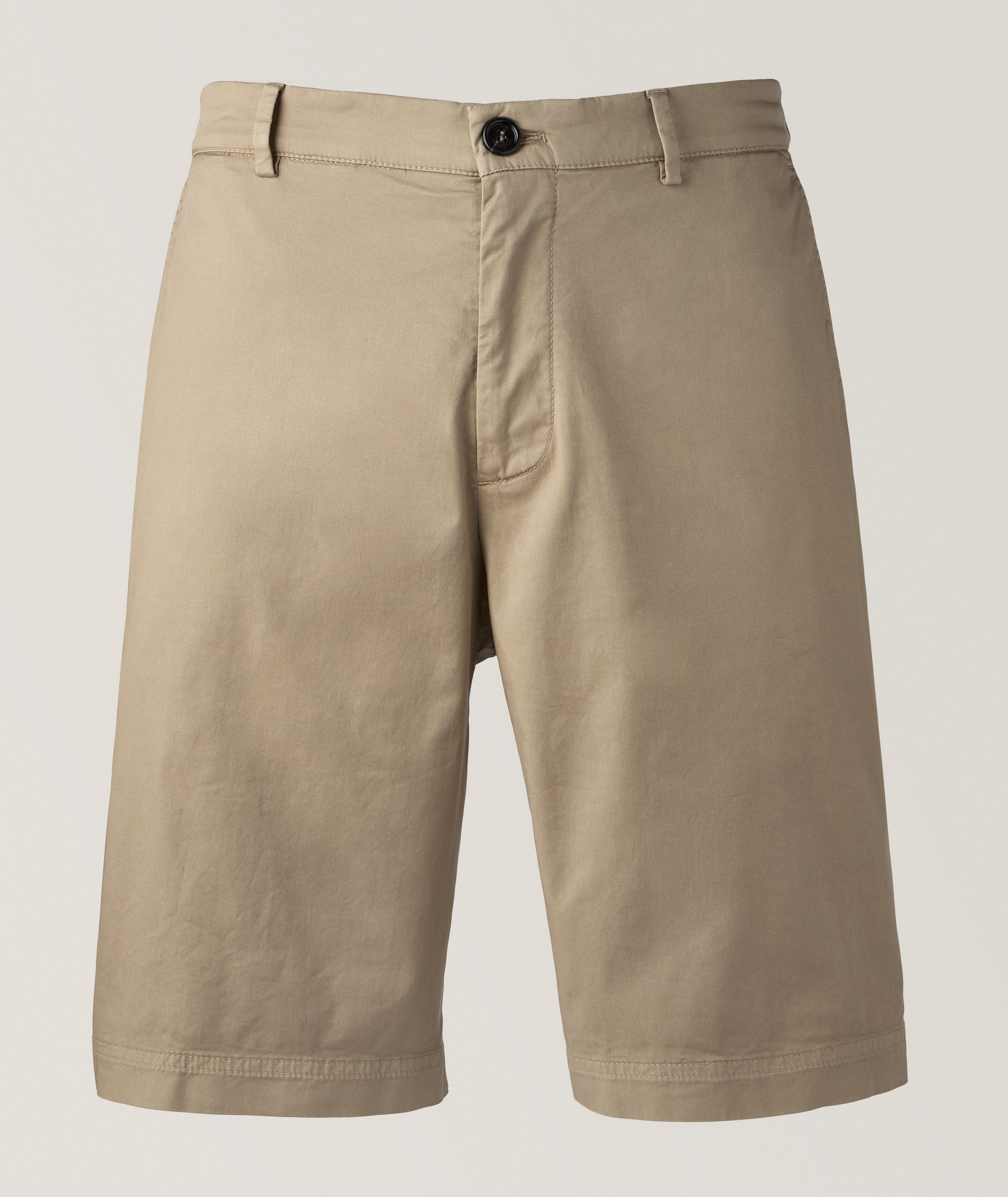 Stretch-Cotton Bermuda Shorts