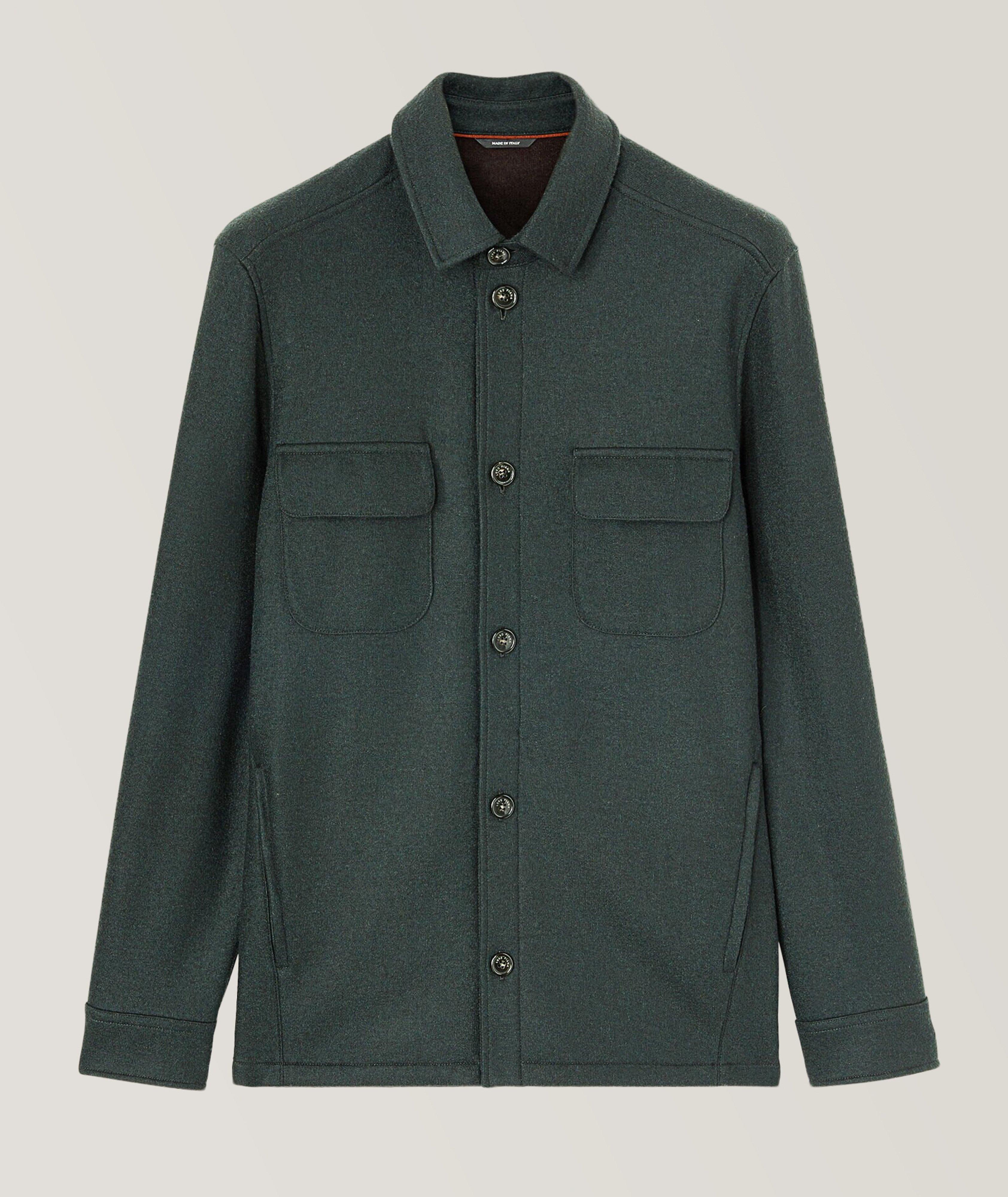 Cashmere-Blend Overshirt image 0