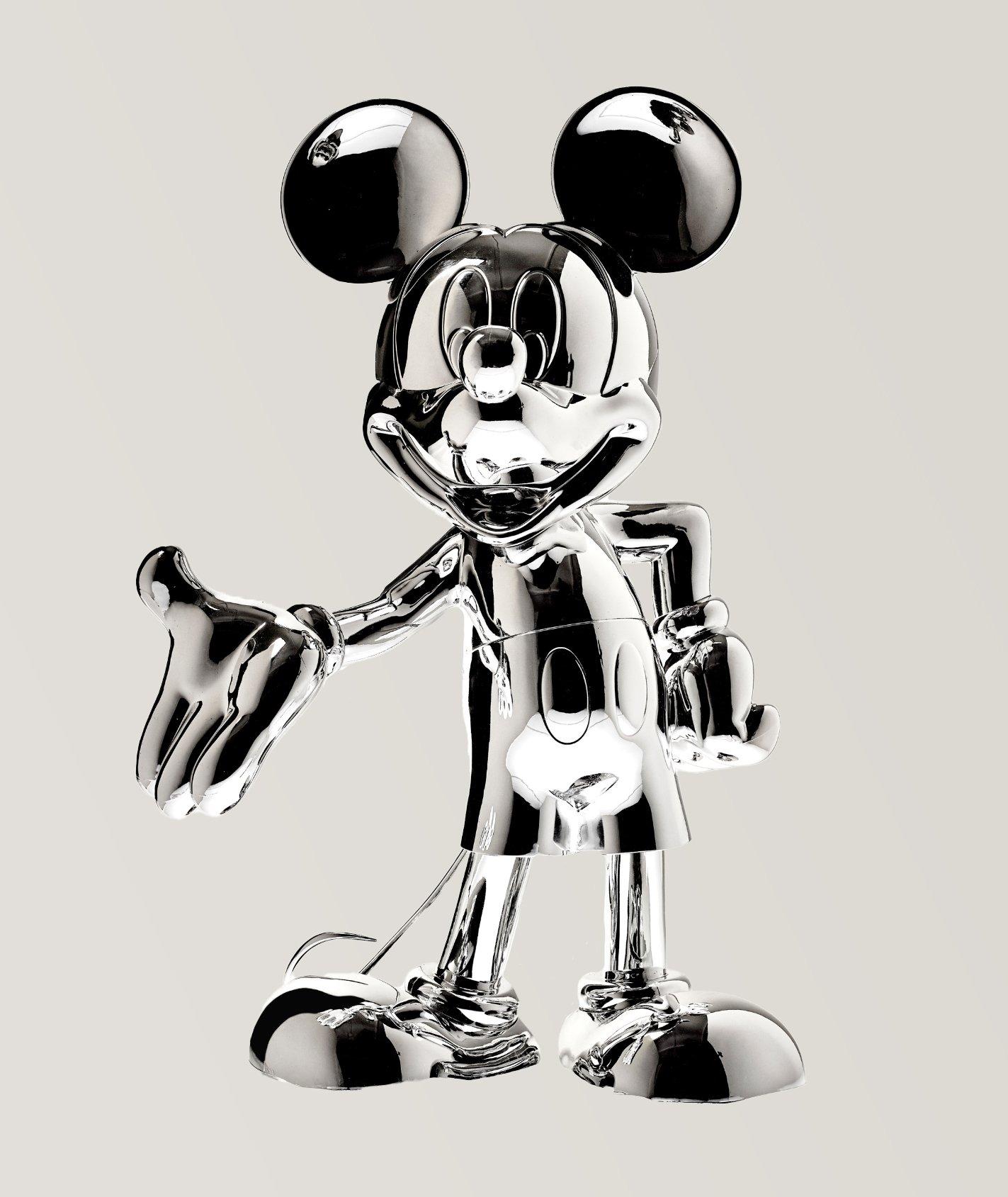 Figurine Mickey Mouse en chrome image 0