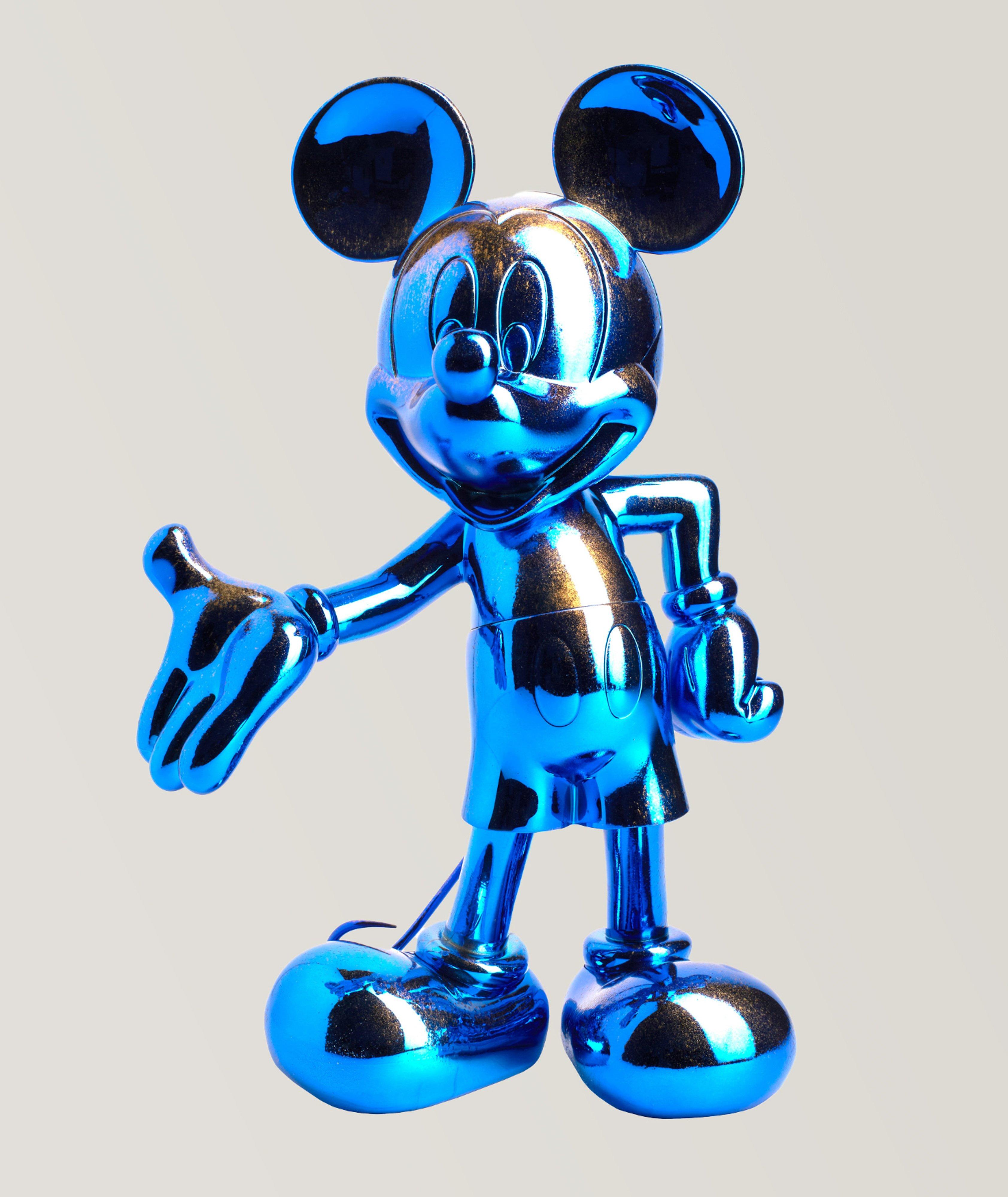 Figurine Mickey Mouse en chrome image 0