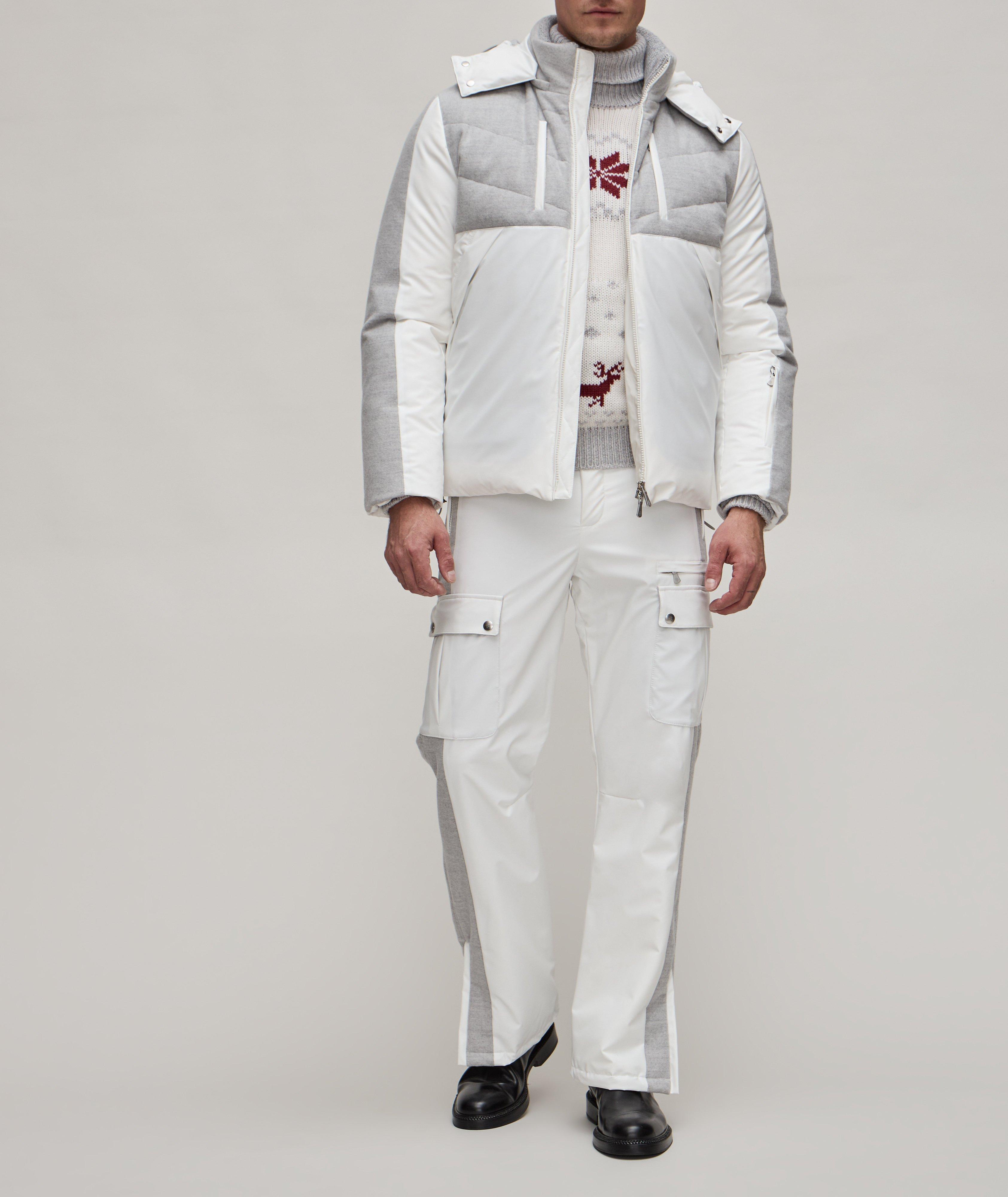 Mixed Media Down-Filled Ski Jacket image 1