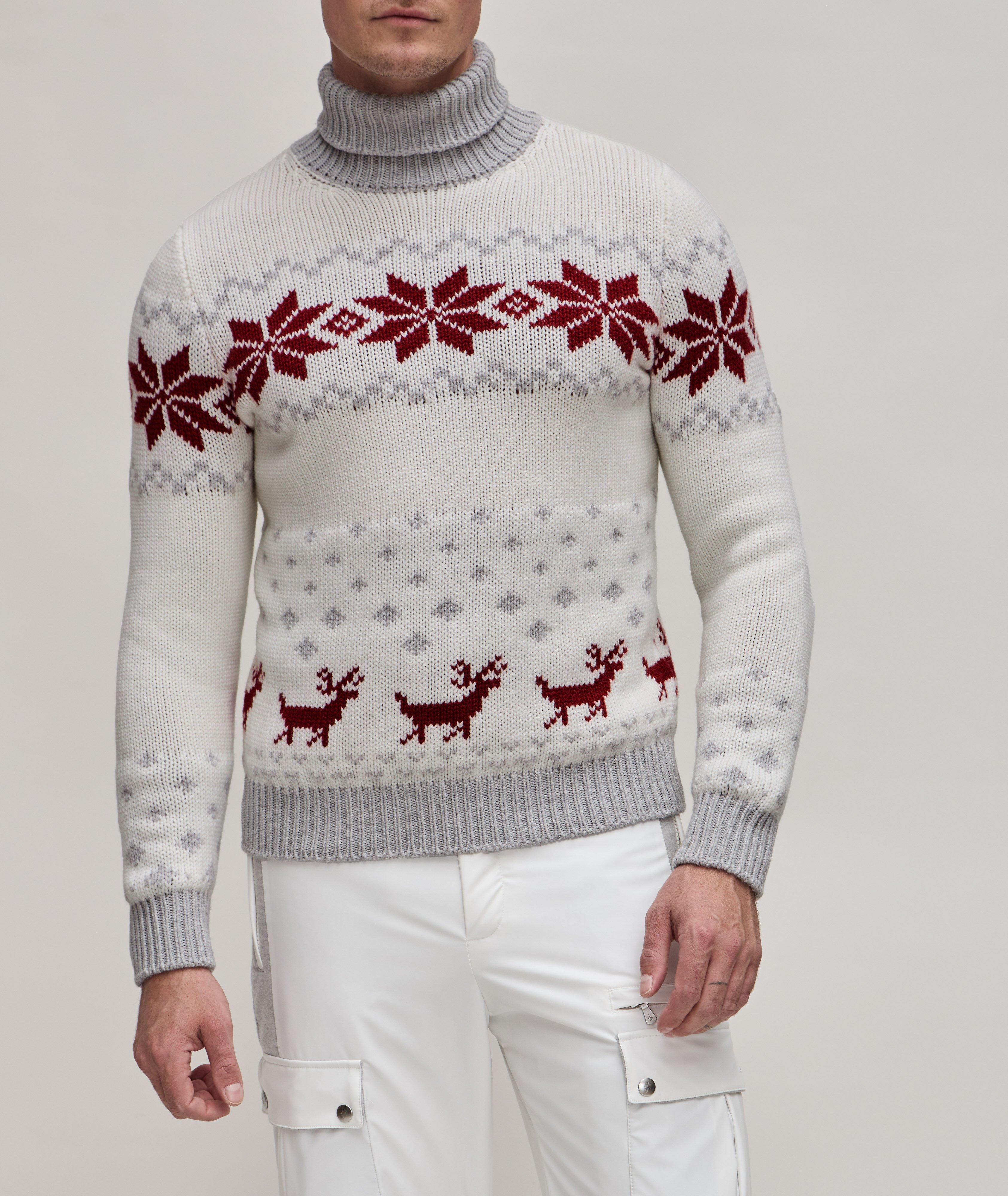 Fair Isle Cashmere Turtleneck image 1