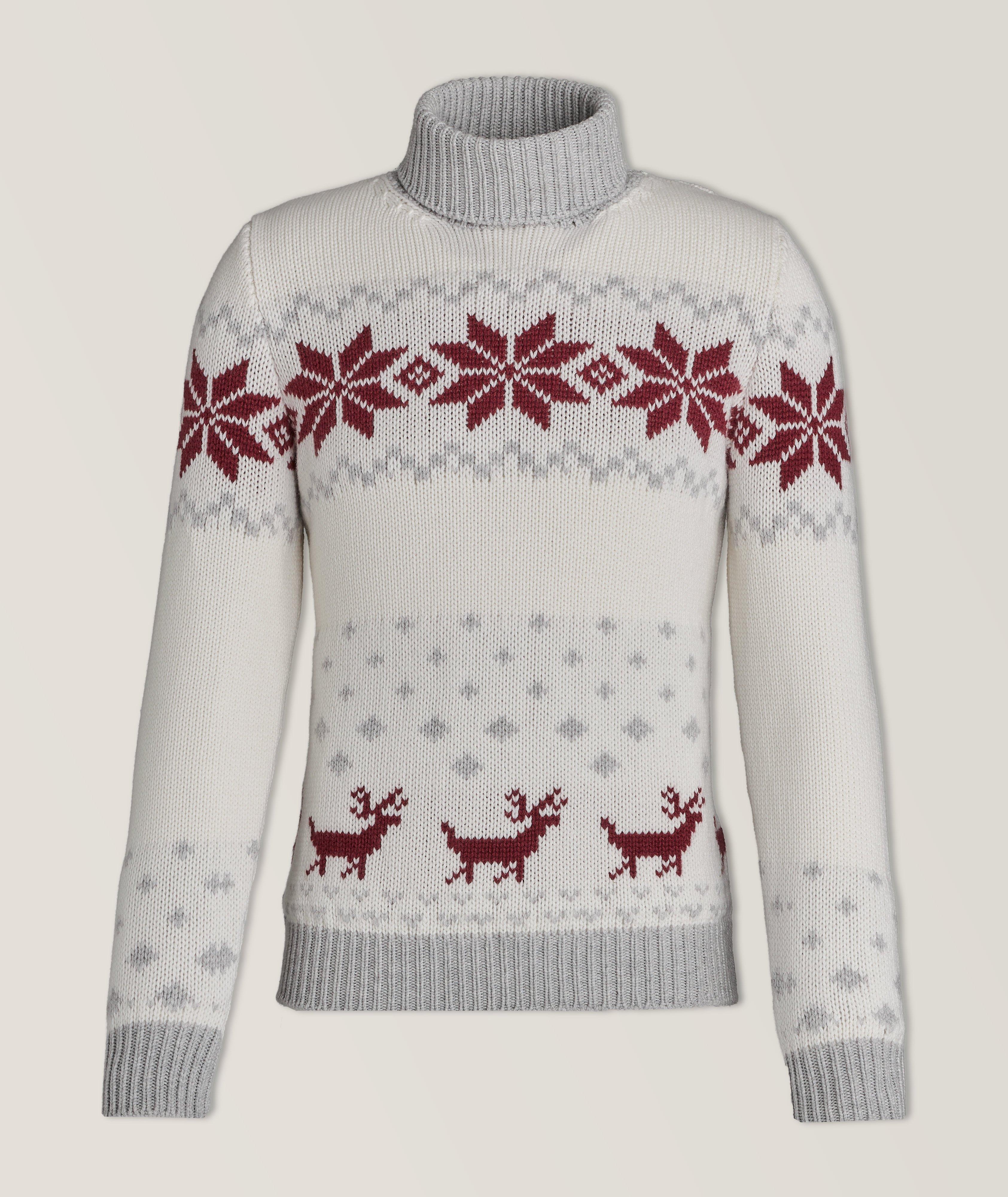 Fair Isle Cashmere Turtleneck image 0