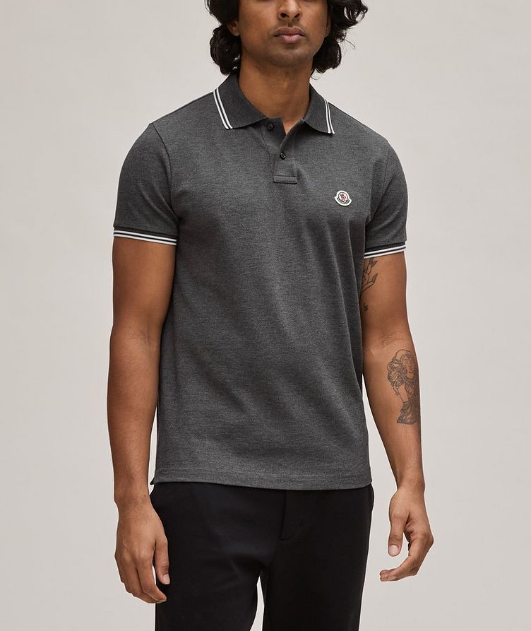 Contrast Stripe Tipped Polo image 1