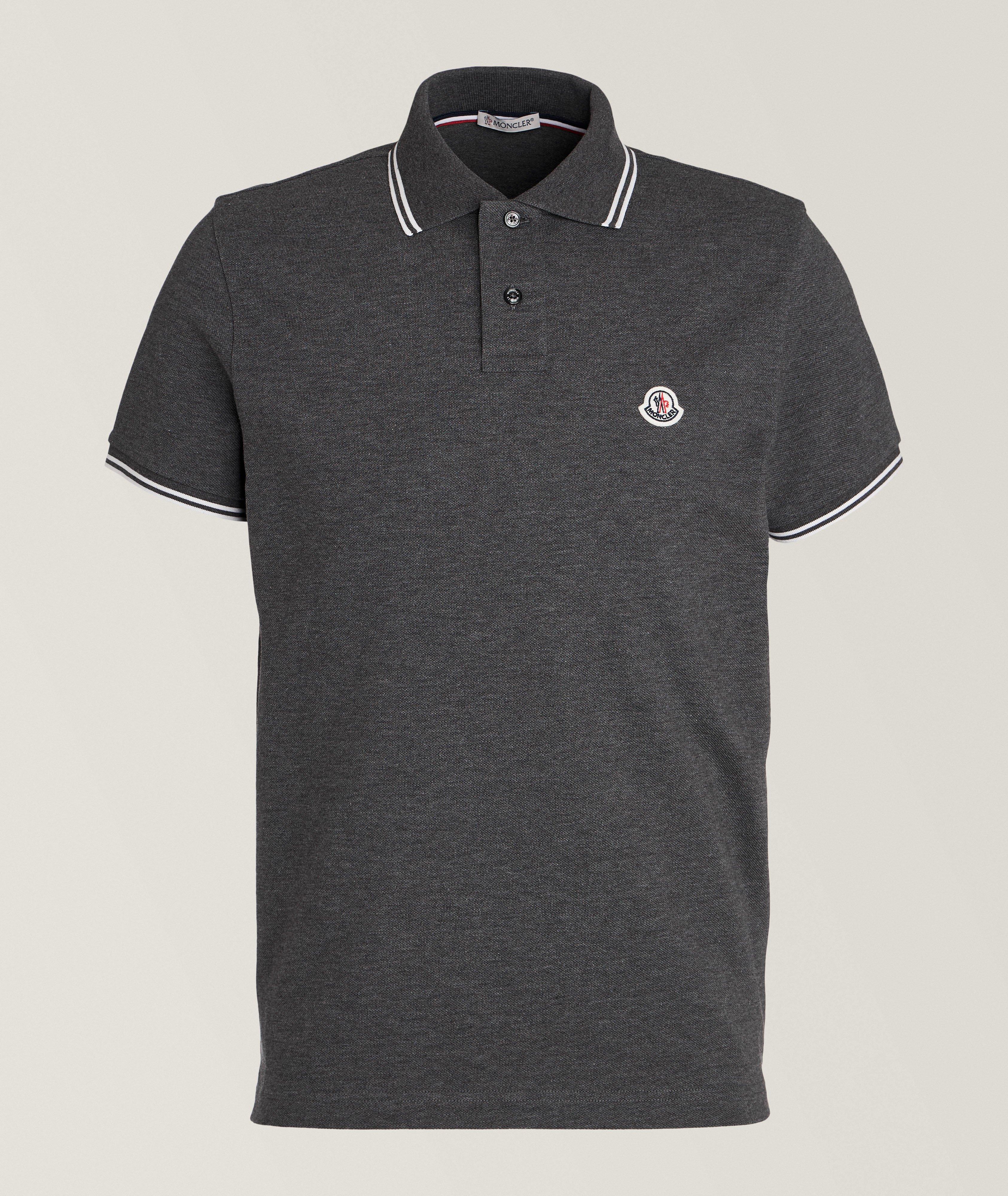 Contrast Stripe Tipped Polo