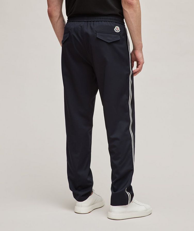 Grenoble Collection Stripe Detail Embroidered Logo Tapered Trousers image 2