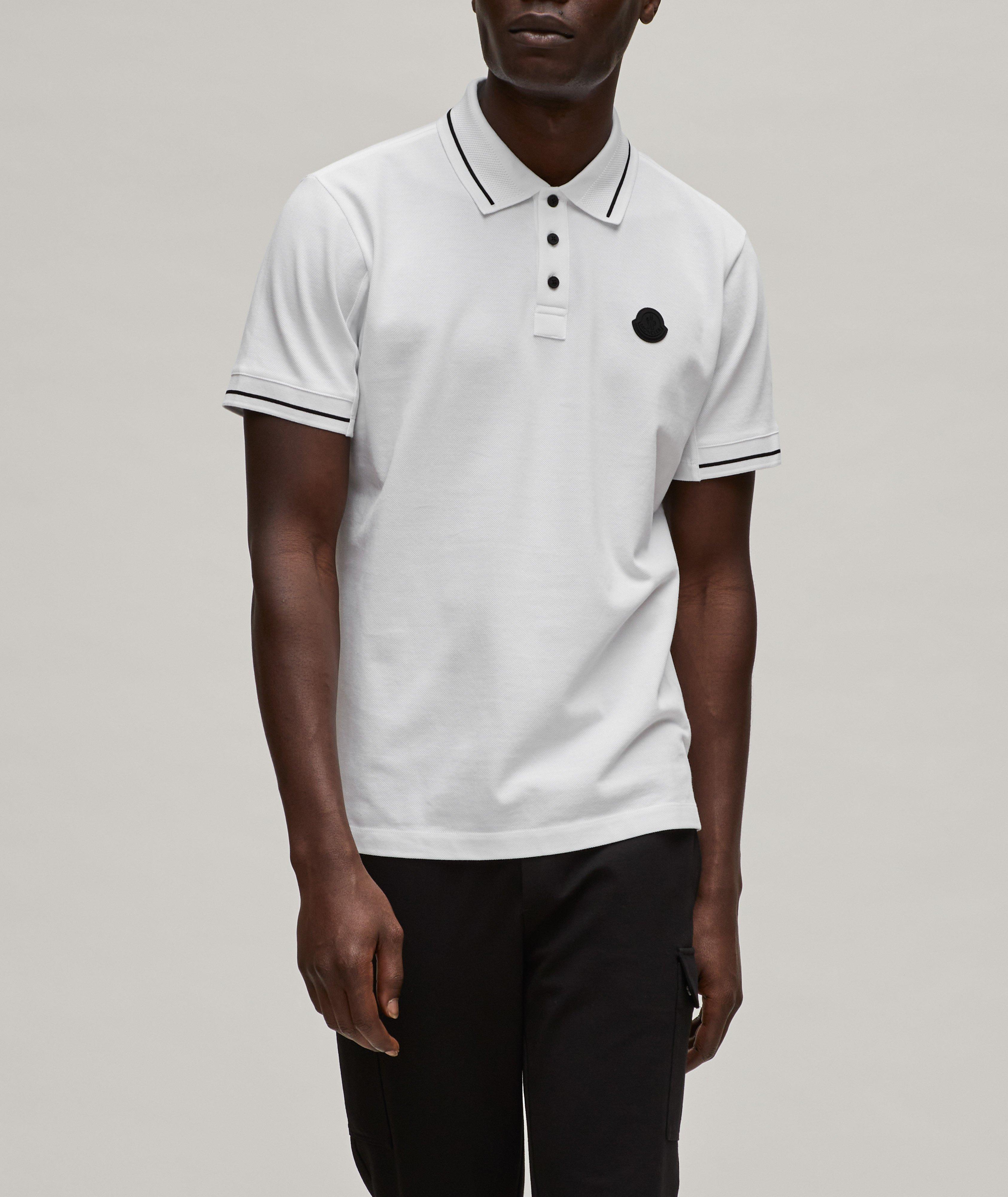 Contrast Tipped Piqué Cotton Polo image 1