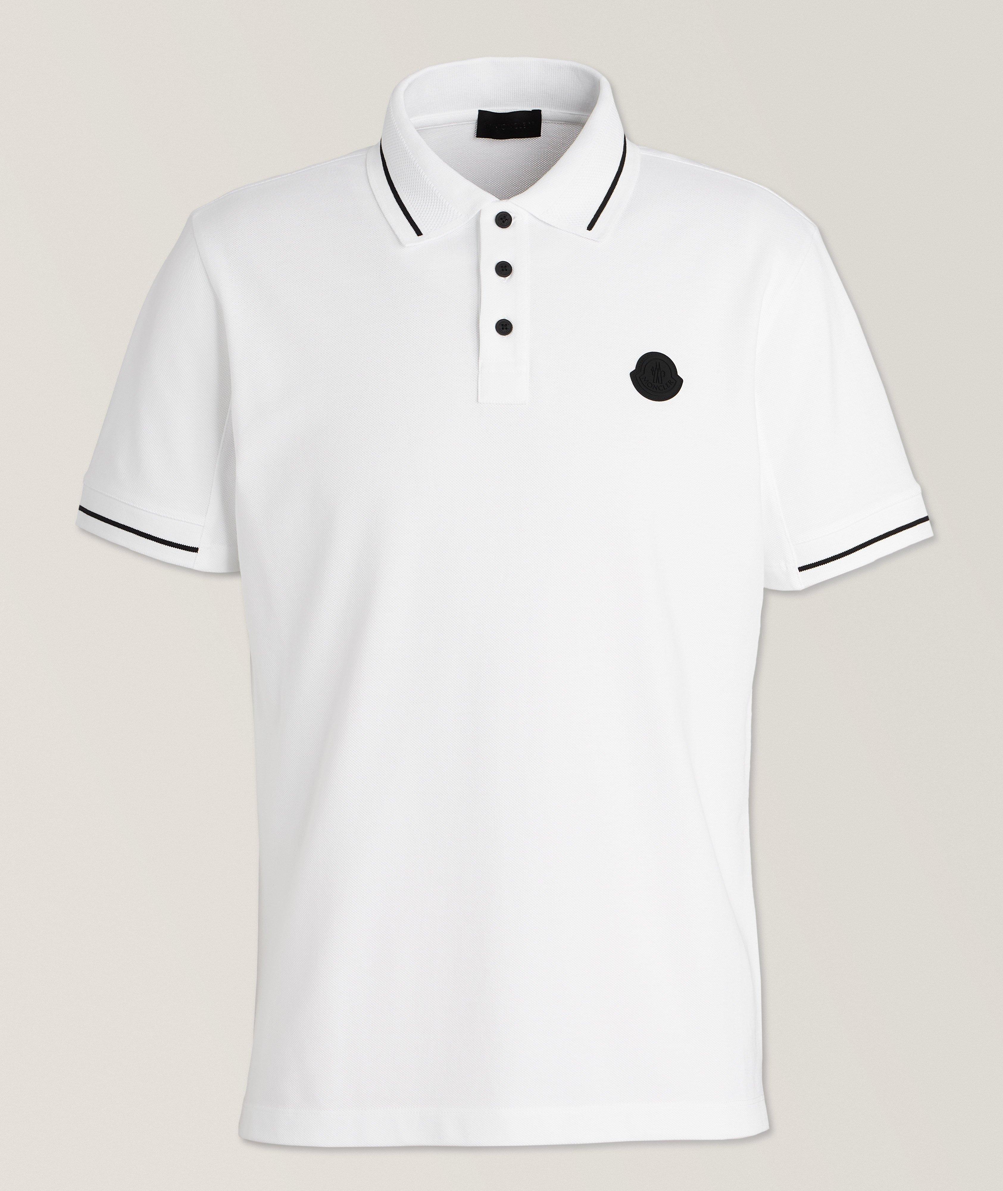 Contrast Tipped Piqué Cotton Polo image 0