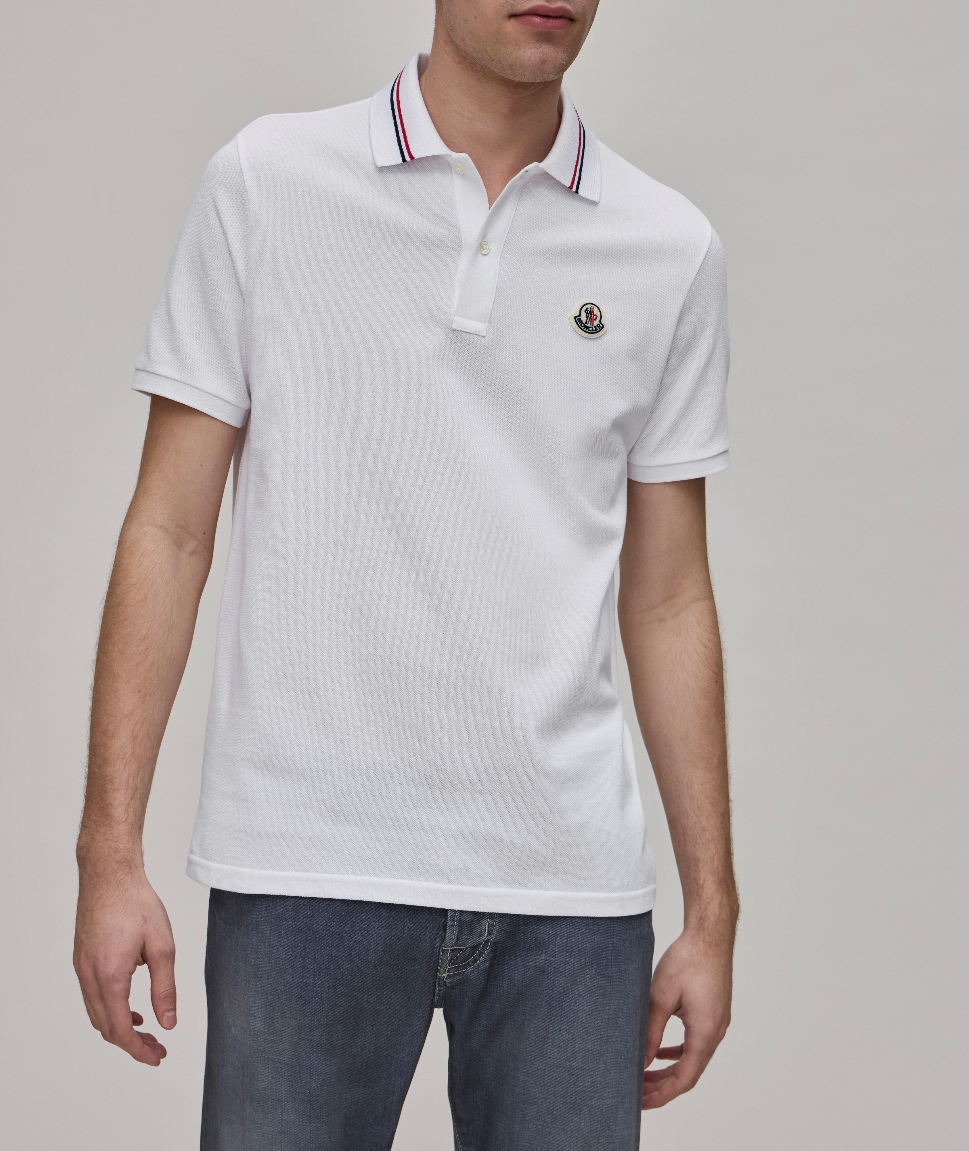 Accent Striped Cotton Polo  image 1