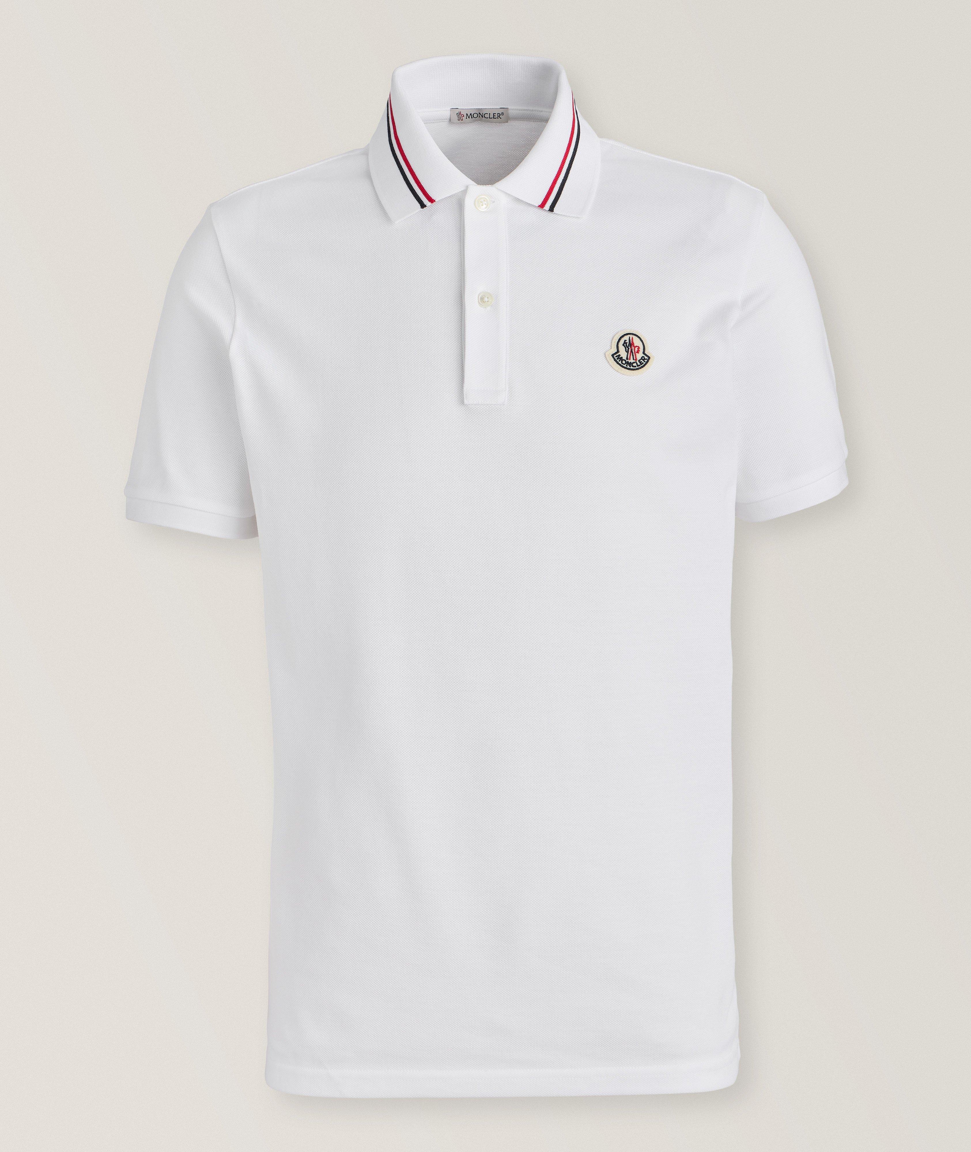 Accent Striped Cotton Polo  image 0