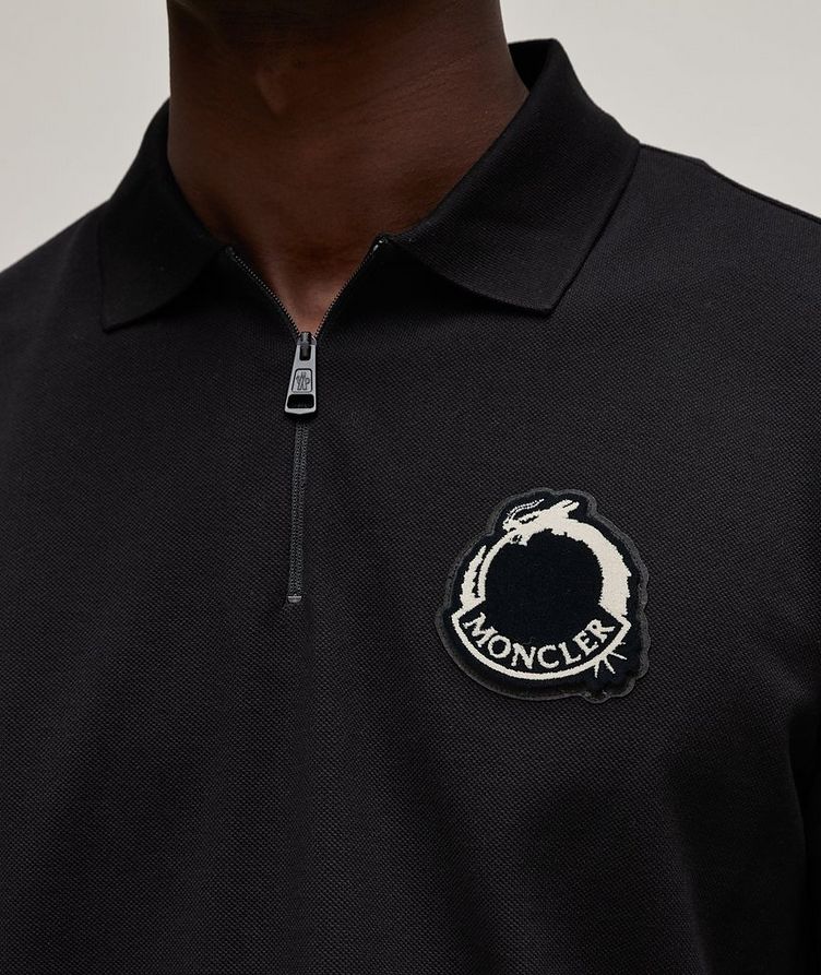 Year of The Dragon Collection Cotton Quarter-Zip Polo  image 3