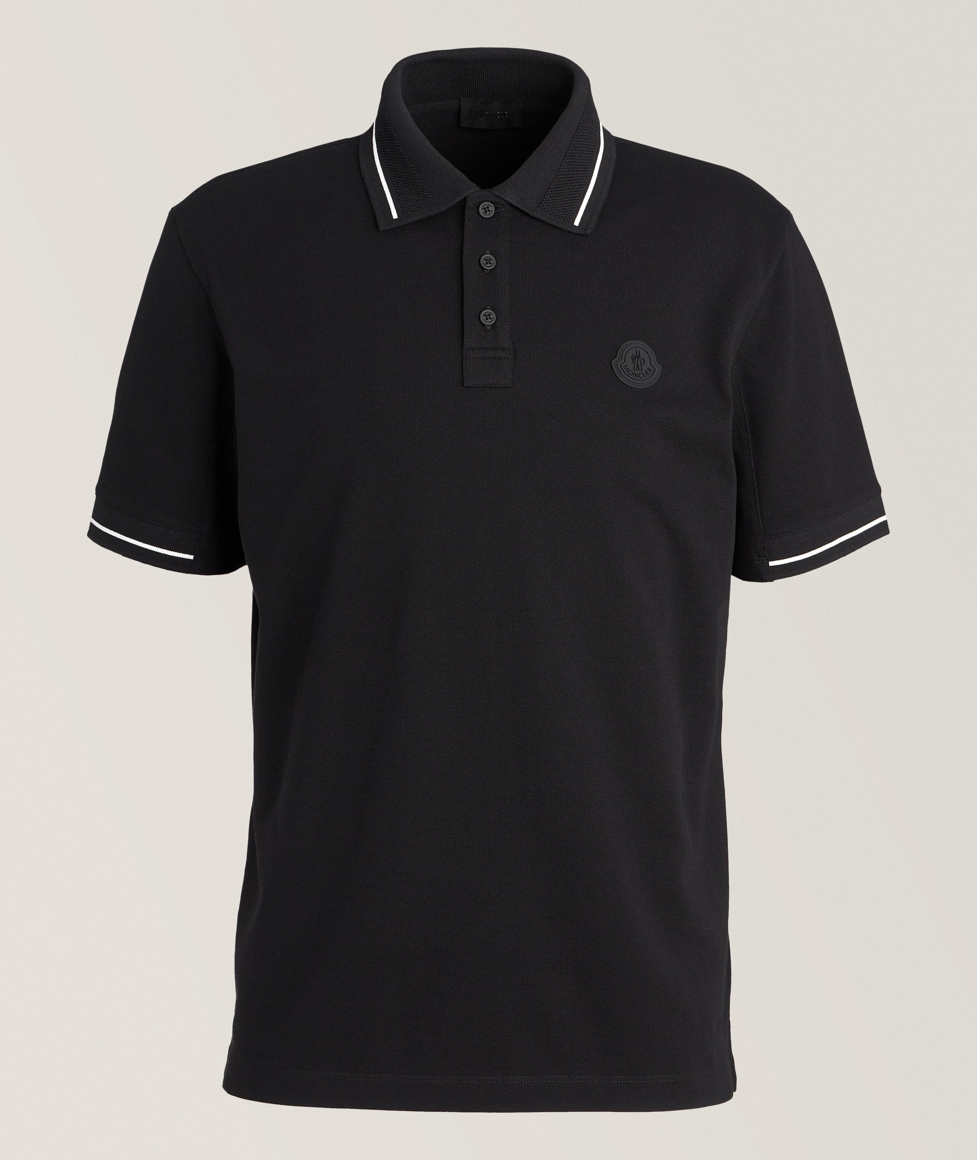 Contrast Tipped Piqué Cotton Polo