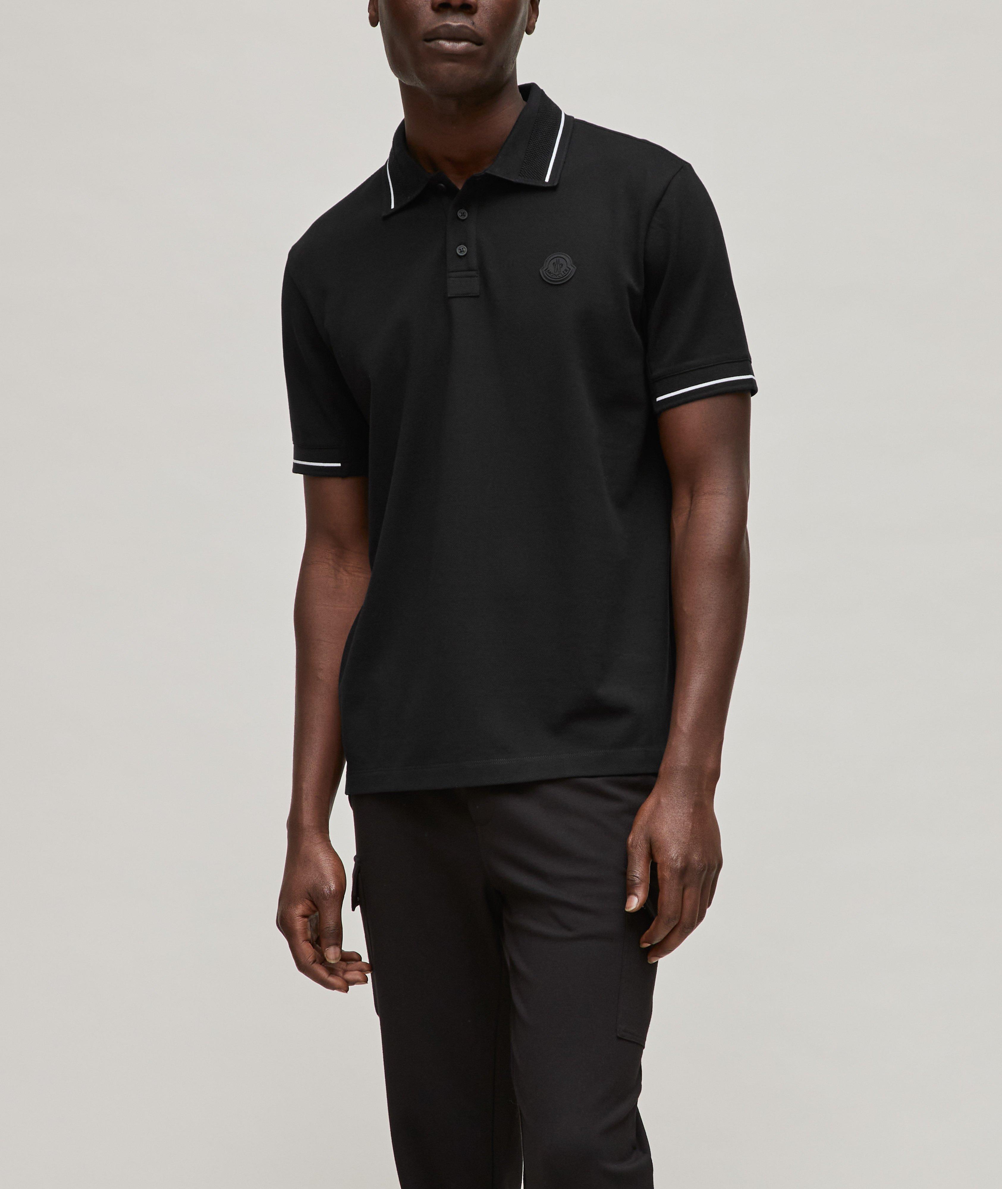 Contrast Tipped Piqué Cotton Polo