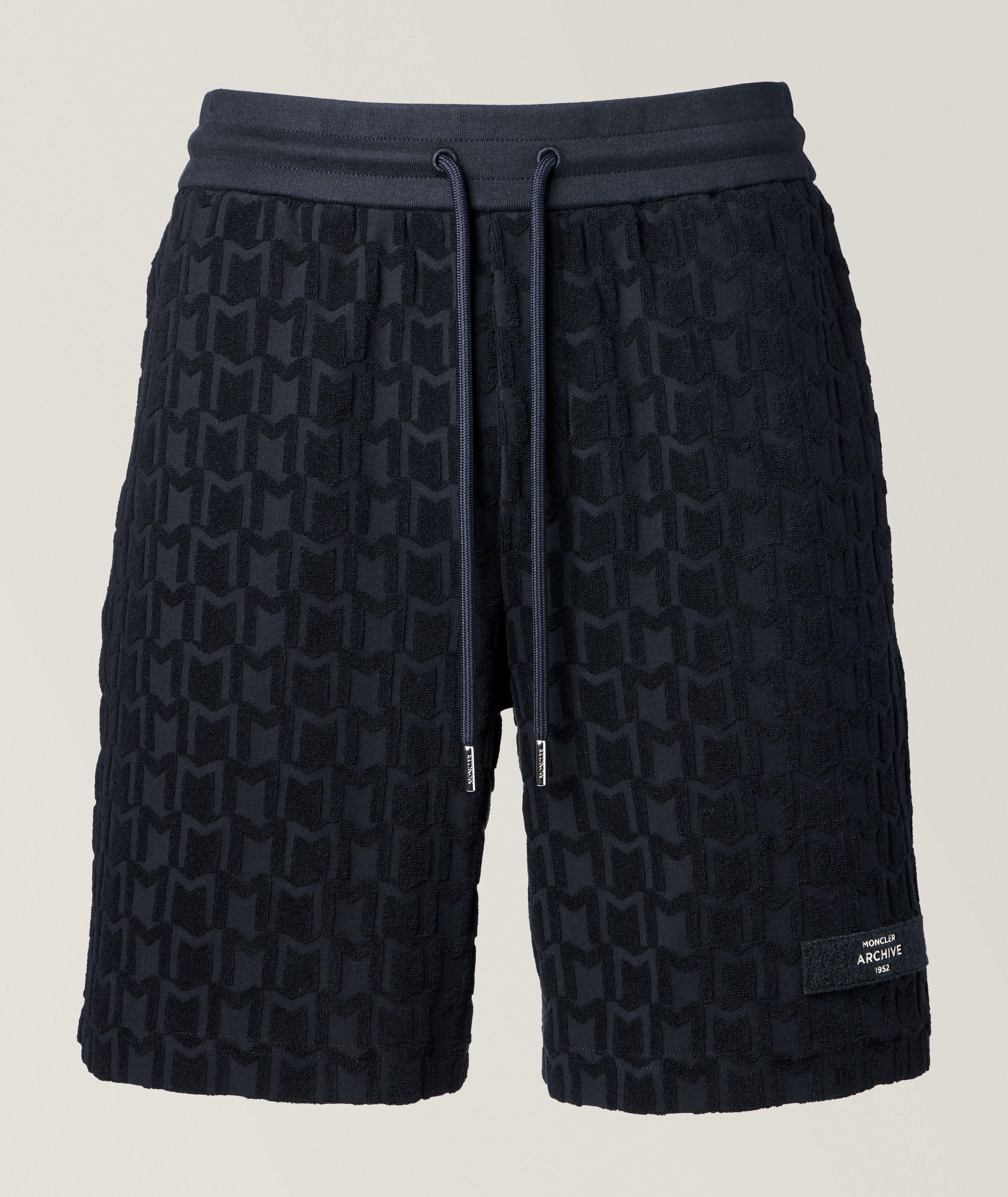 Moncler Archive Collection Textured All-Over Monogram Shorts | Shorts |  Harry Rosen