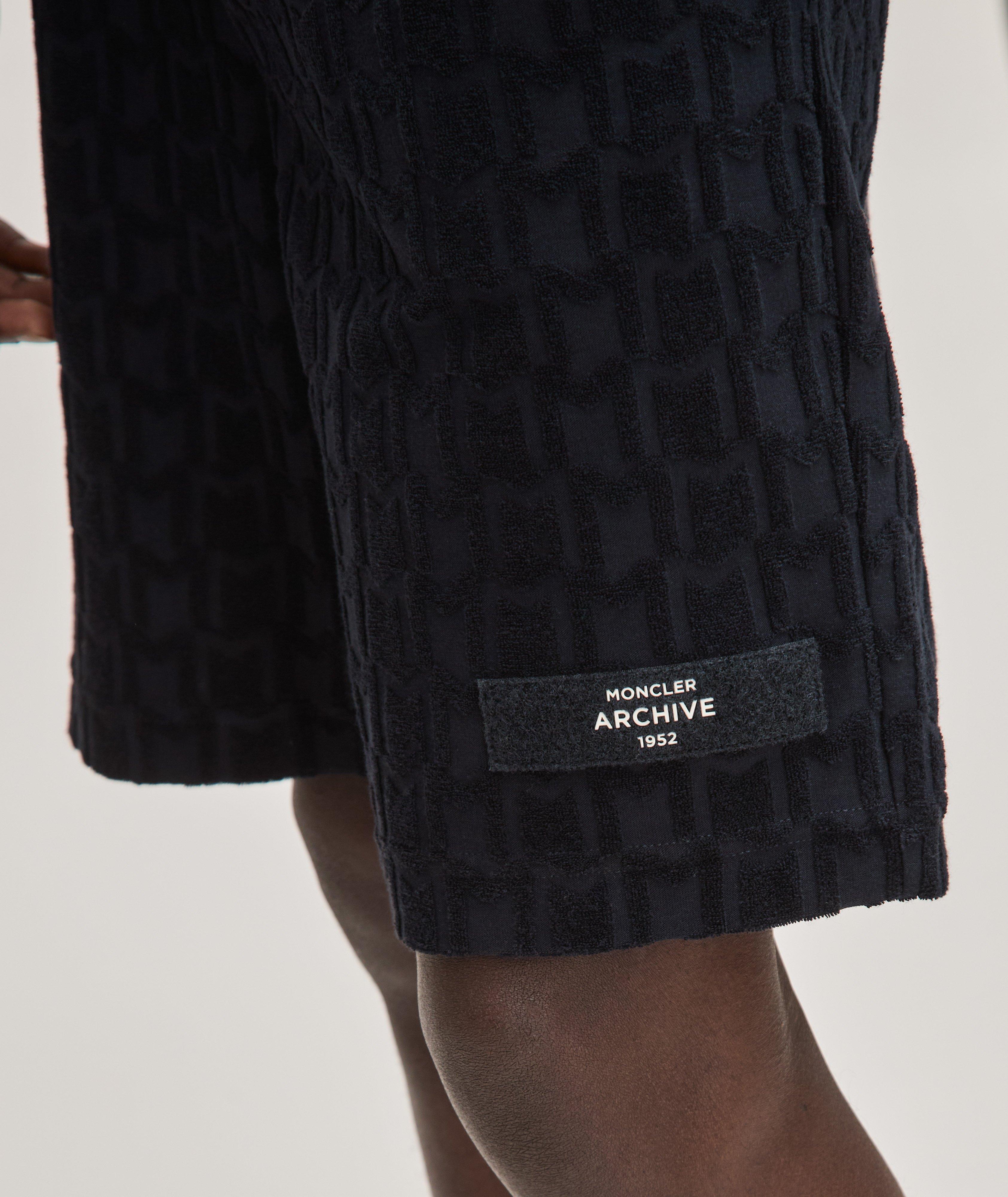 Archive Collection Textured All-Over Monogram Shorts image 4