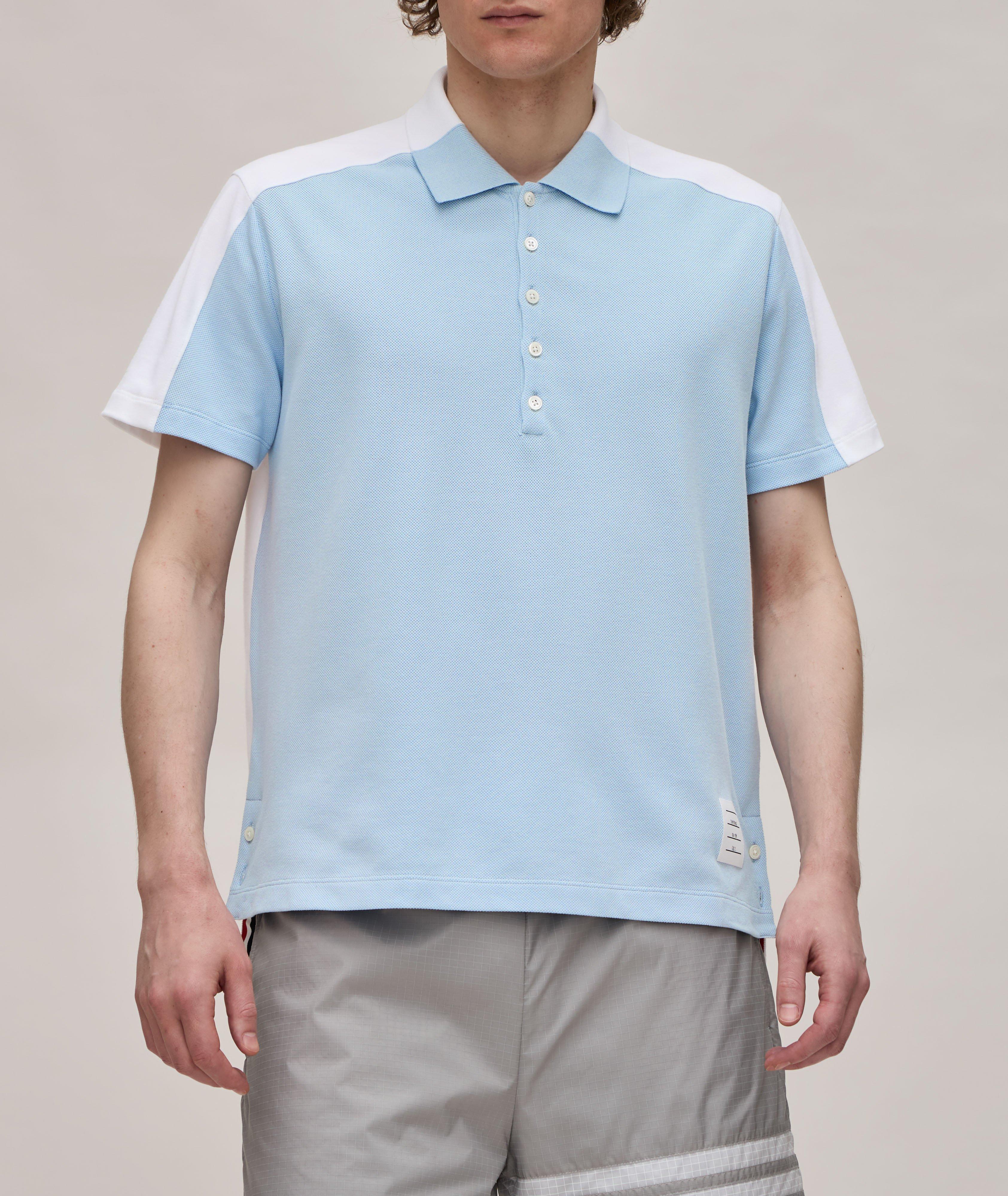 Colourblock Cotton Polo image 1