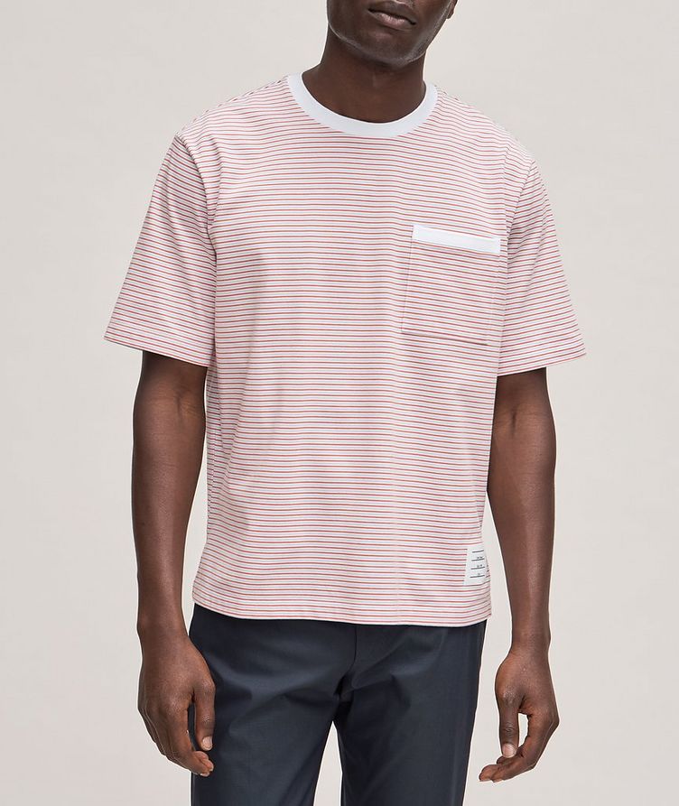Striped Cotton T-Shirt  image 1