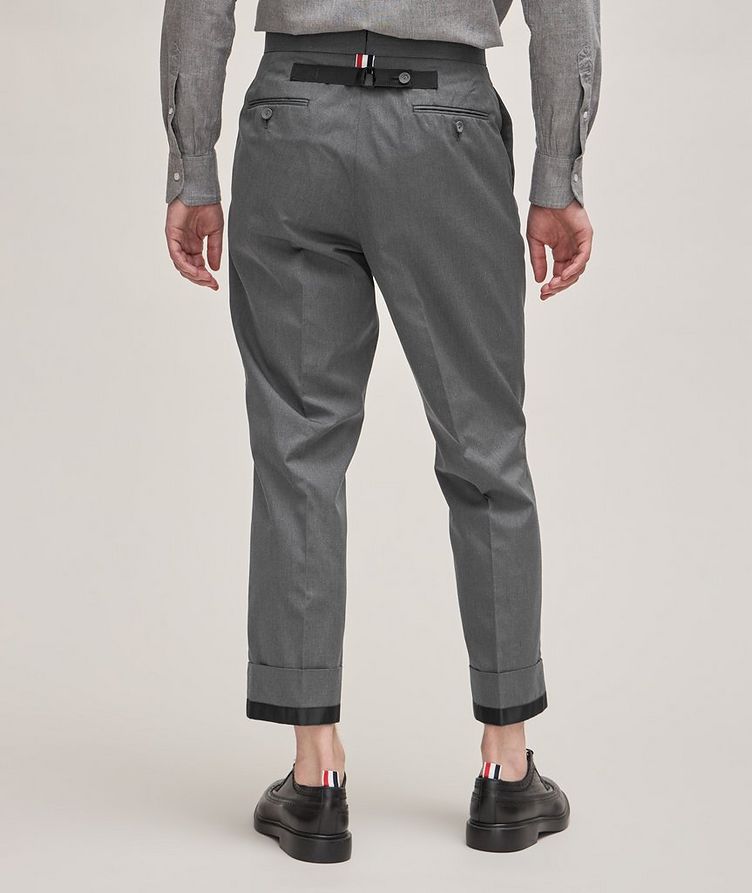 Cotton-Blend Pants with Adjustable Backstrap  image 2
