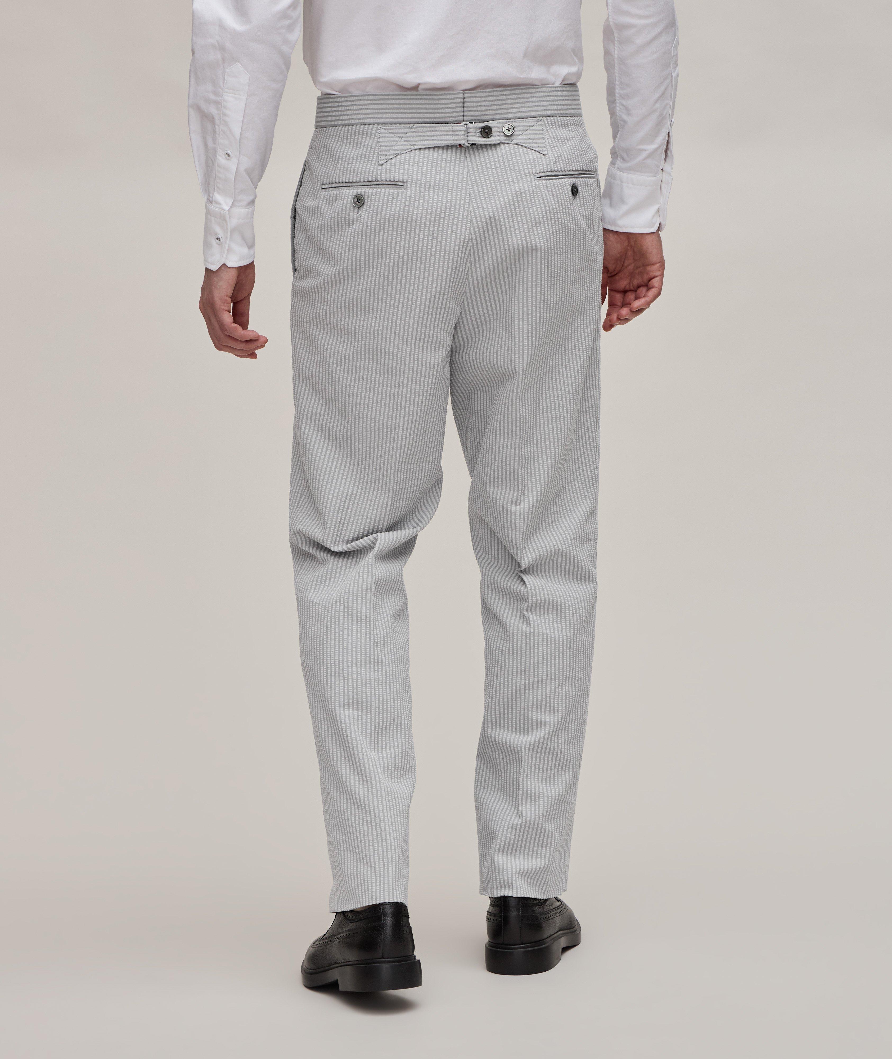 Pantalon en toile de coton à rayures image 2