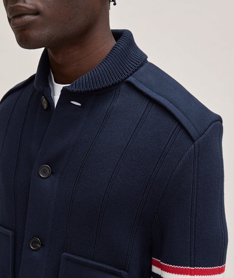 Double Fleece Cotton-Cashmere Blend Jacket image 3