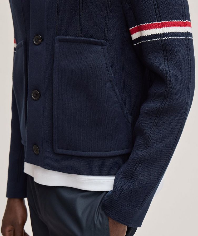 Double Fleece Cotton-Cashmere Blend Jacket image 4