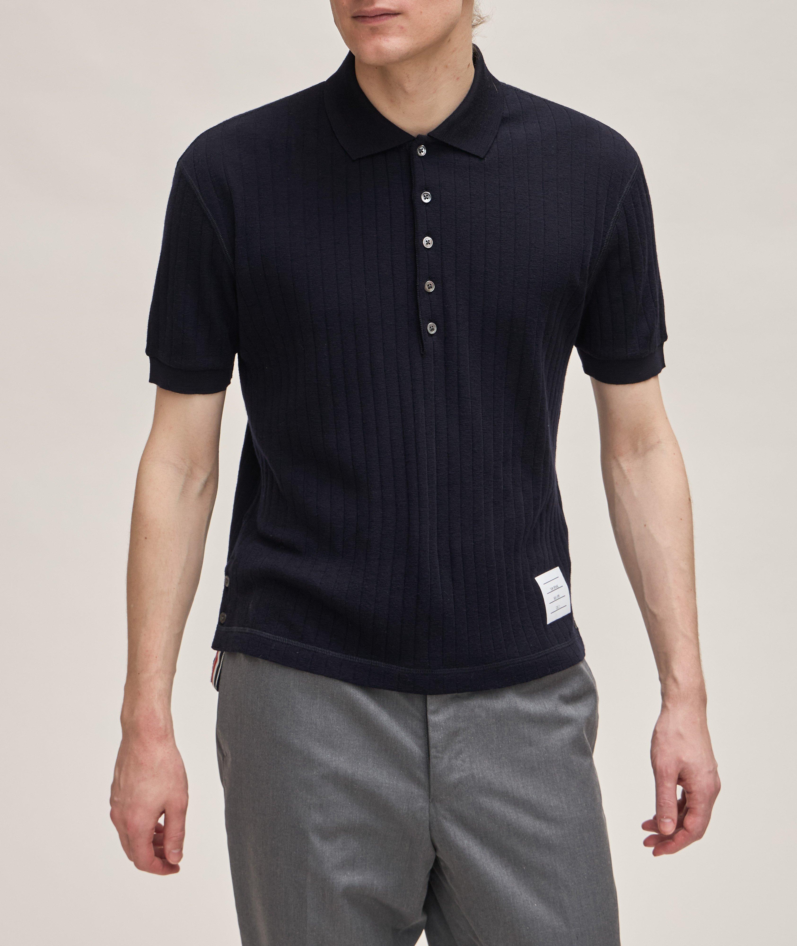 Ribbed Wool Polo image 1