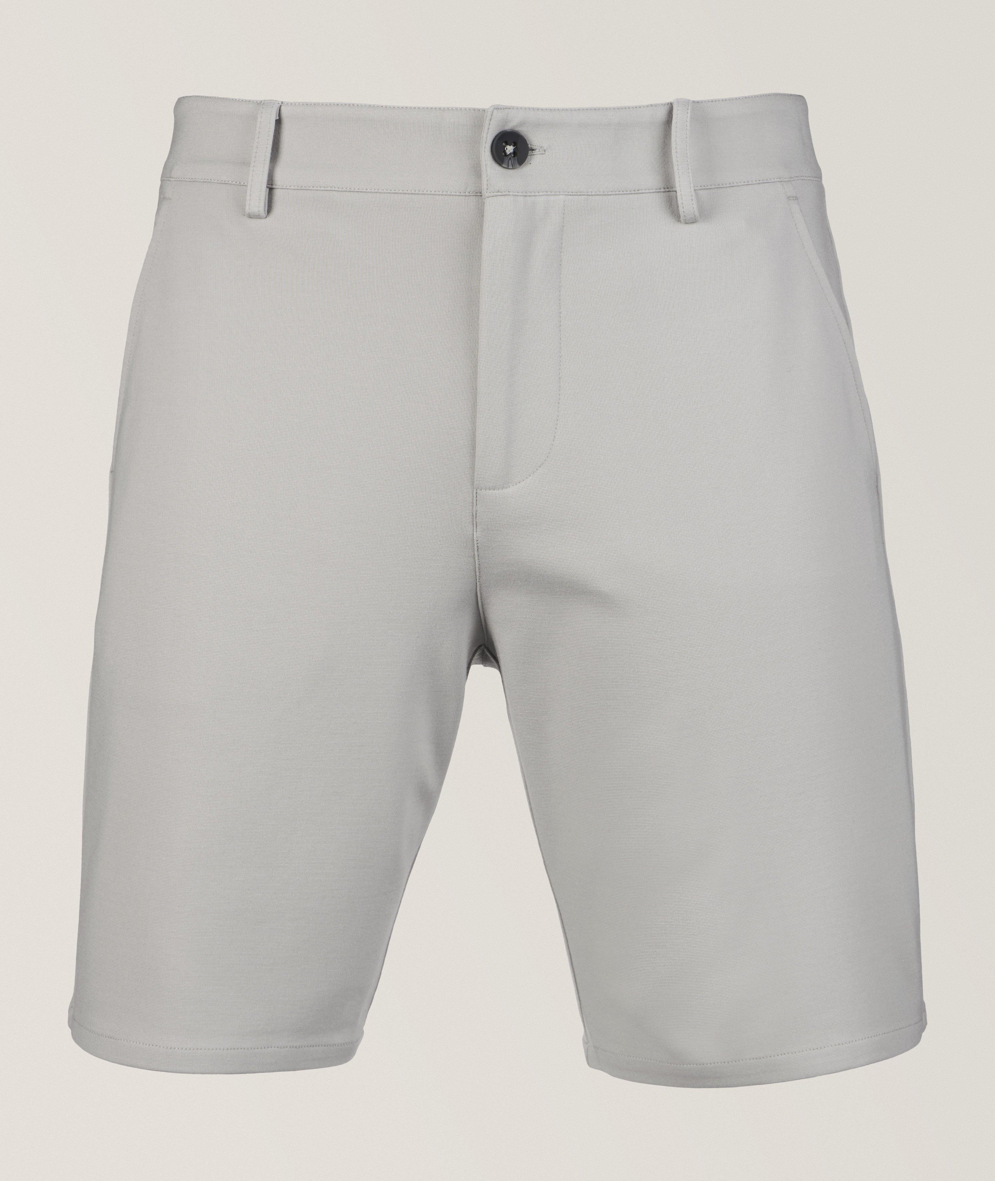 Stretch-Viscose Blend Shorts image 0
