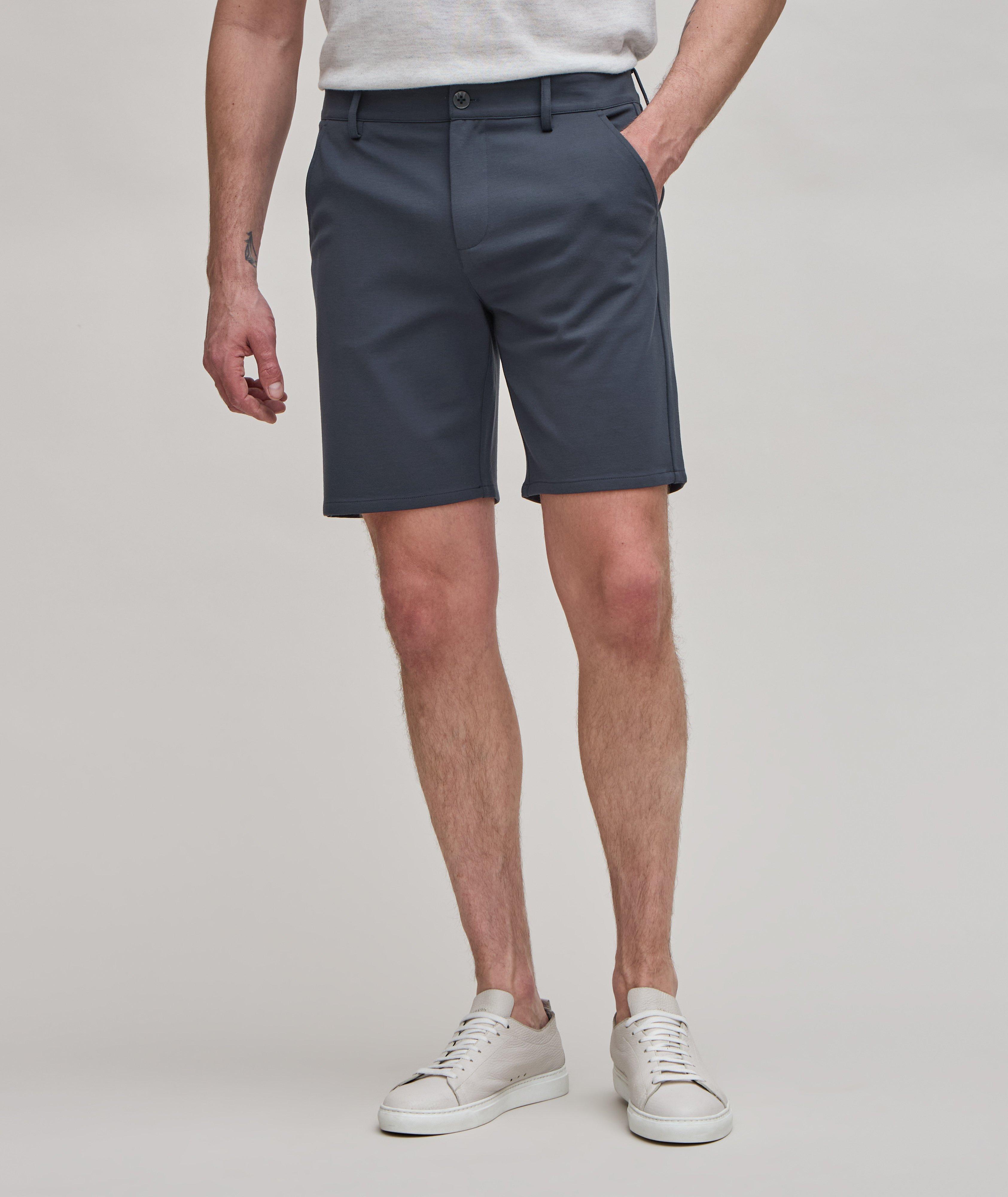 Stretch-Viscose Blend Shorts image 1