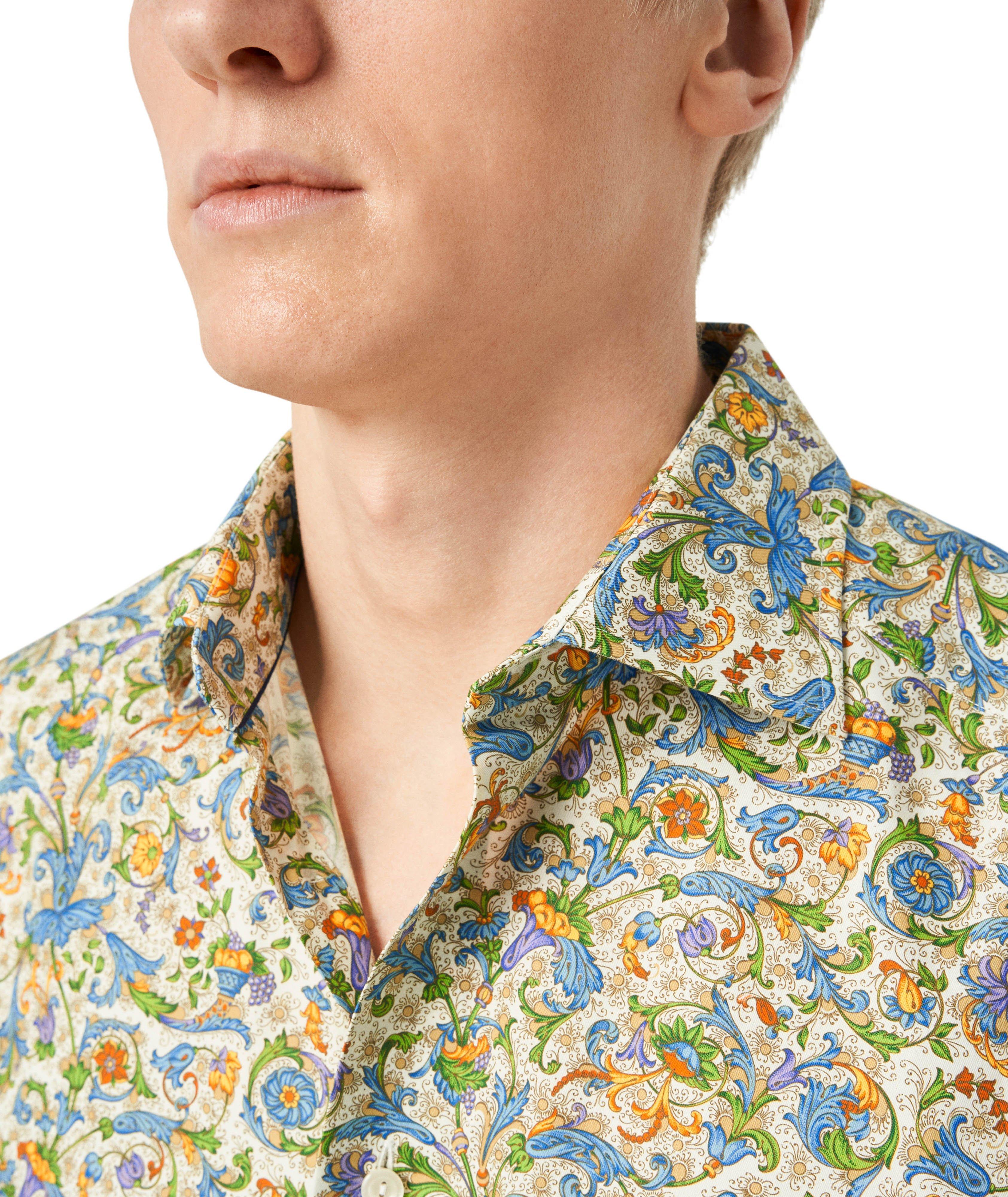Floral Signature Twill Dress Shirt image 3