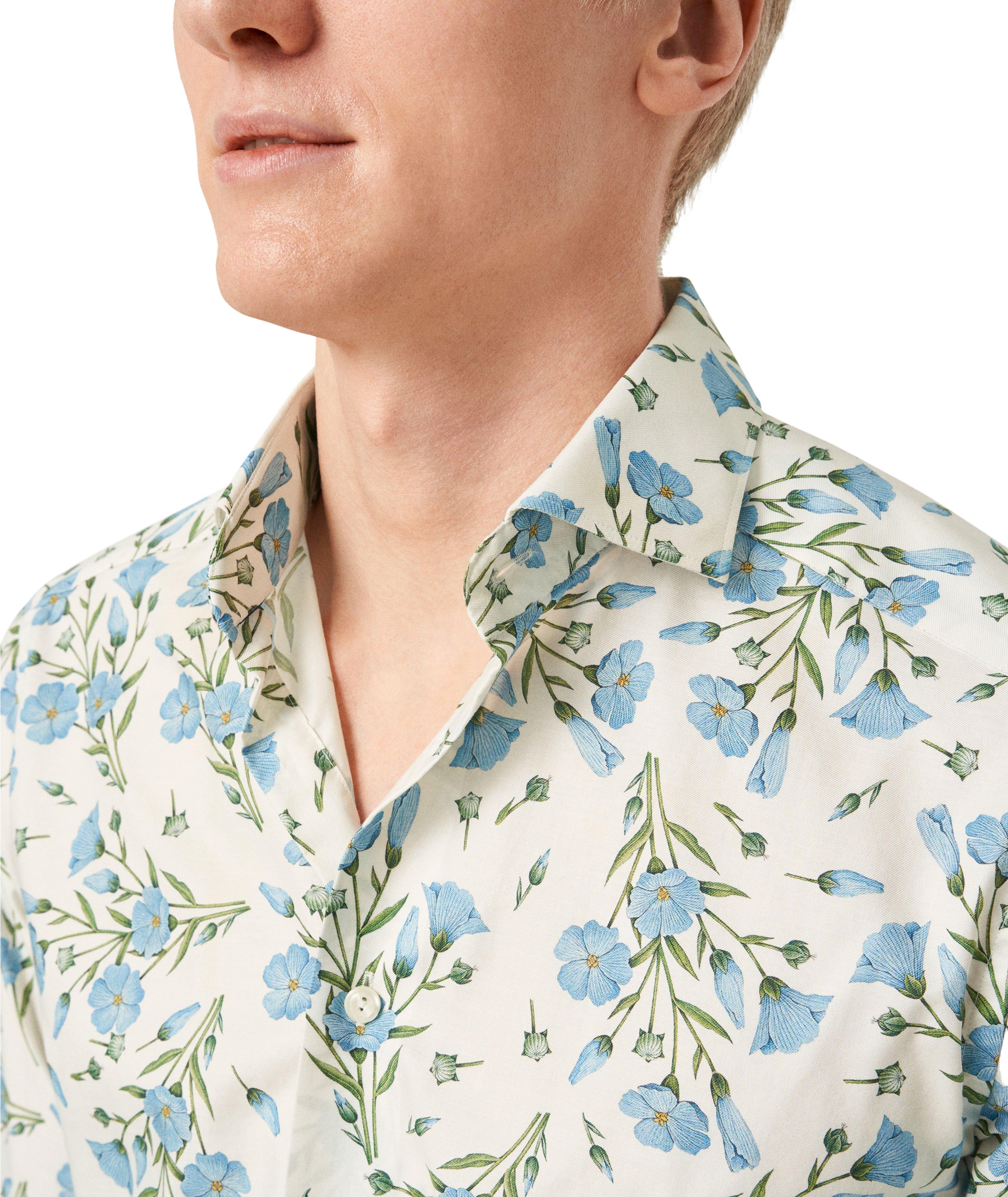 Mélange Floral Signature Twill Shirt  image 3