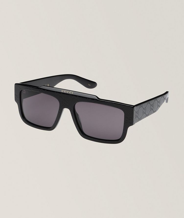 Shiny Acetate Full Rim Pilot Sunglasses  image 0