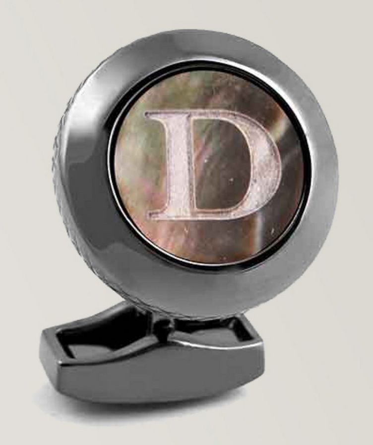'D' Engraved Personal Letter Cufflink image 0