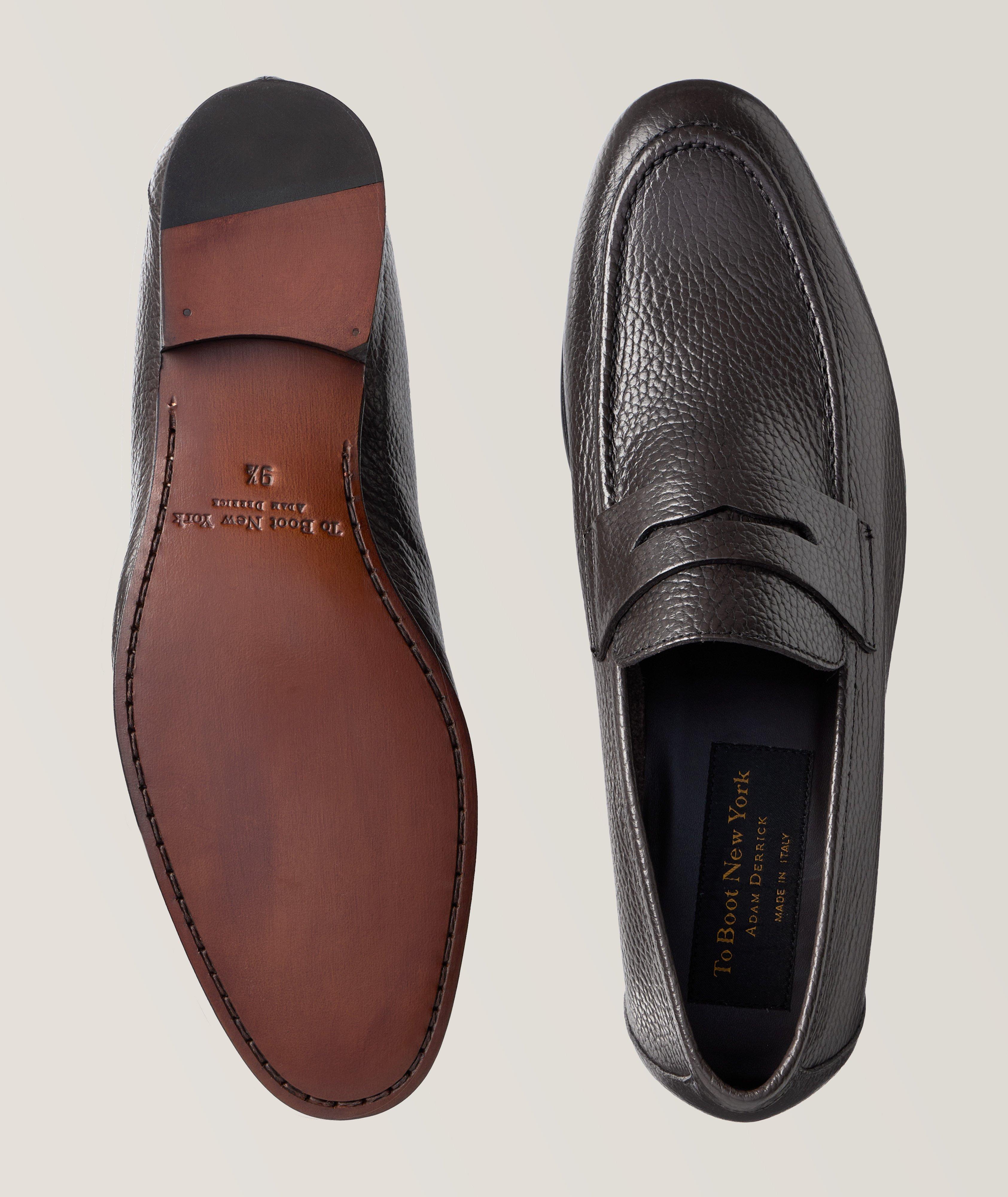 Ravello Grain Leather Penny Loafers
