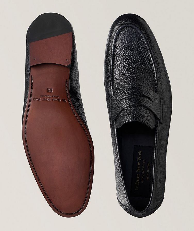 Ravello Grain Leather Penny Loafers image 2