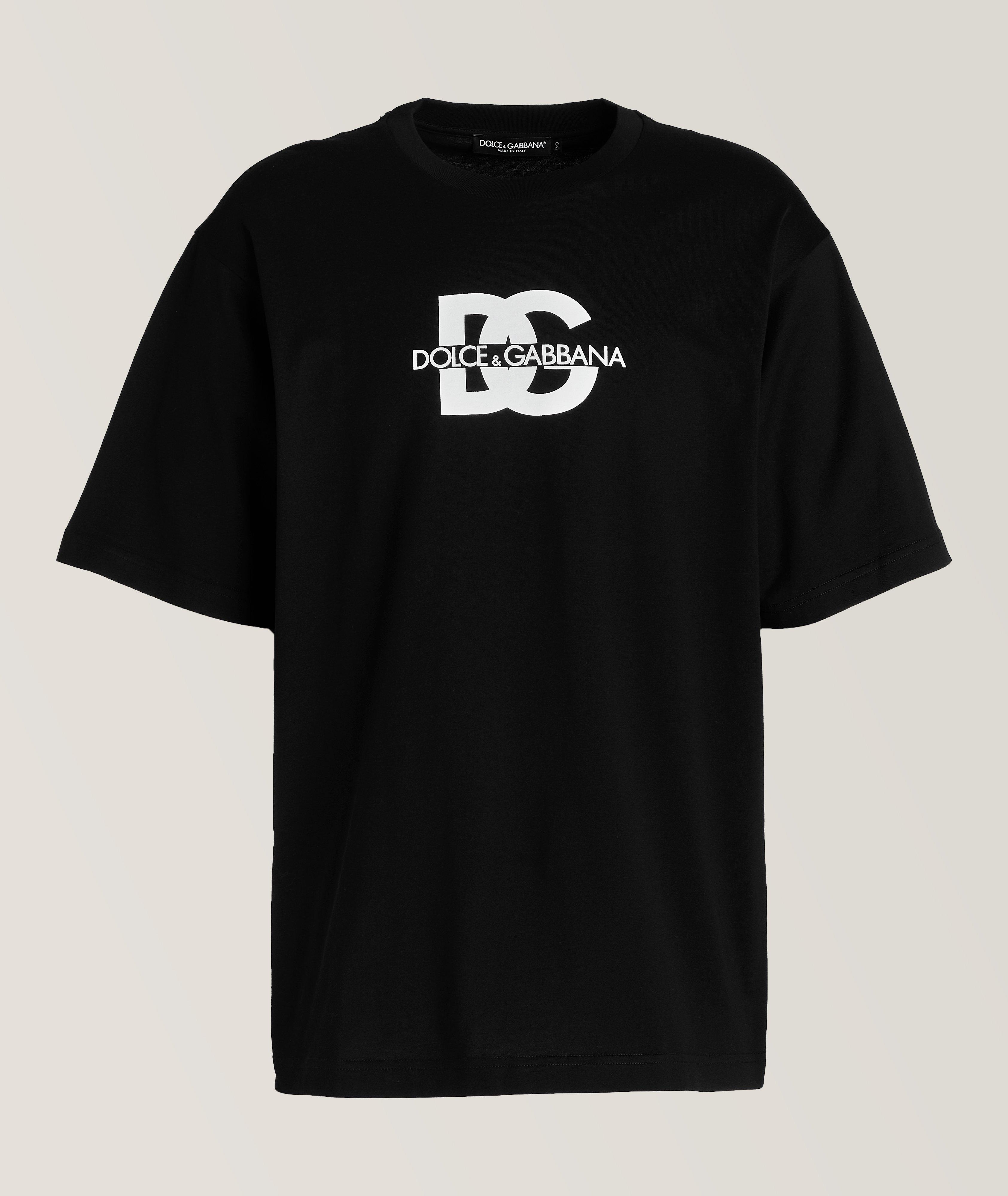 T-shirt en coton avec logos image 0