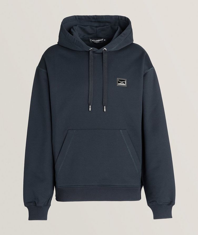 Essential Collection Logo Plaque Hooded Sweater image 0