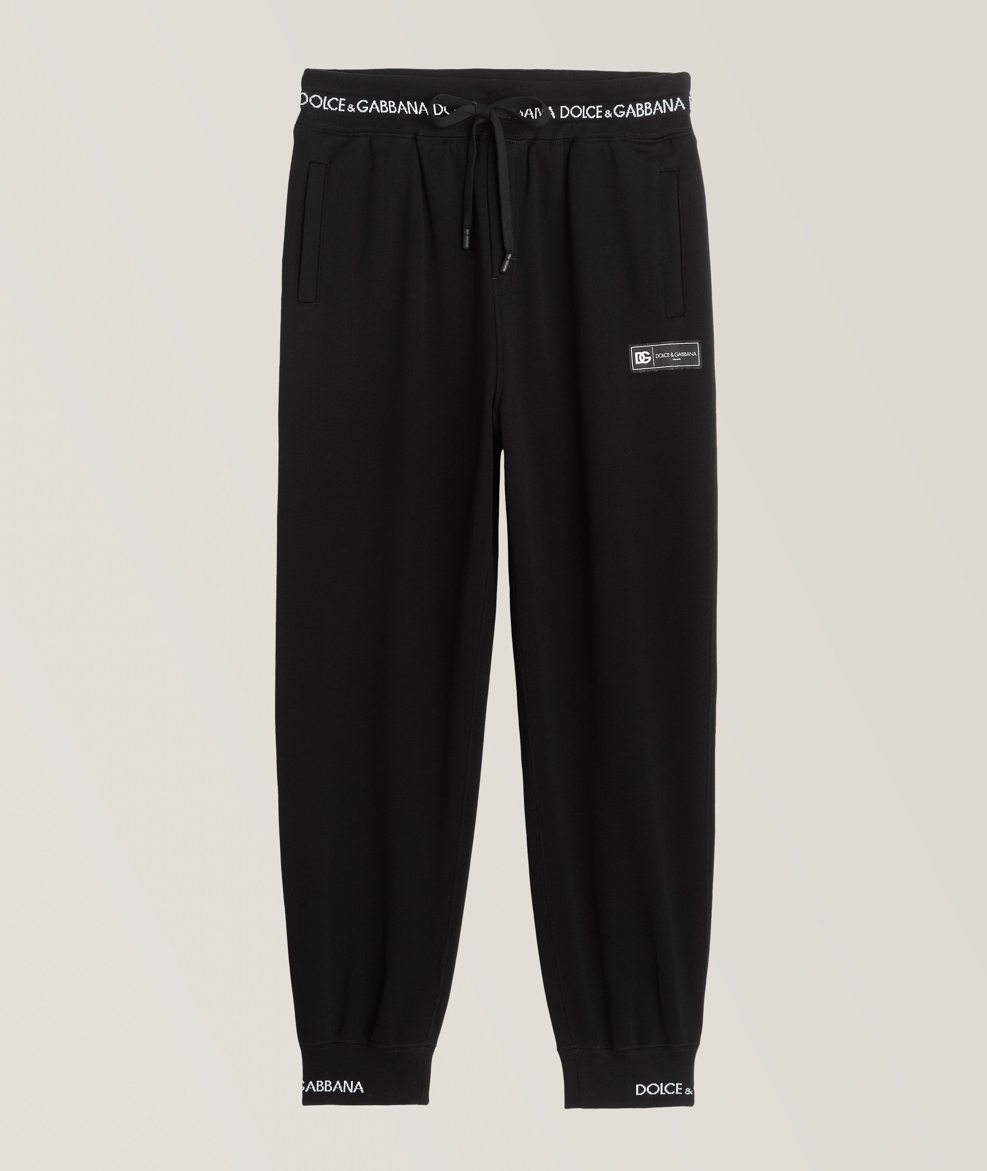 Logo Trim Cotton Sweatpants image 0