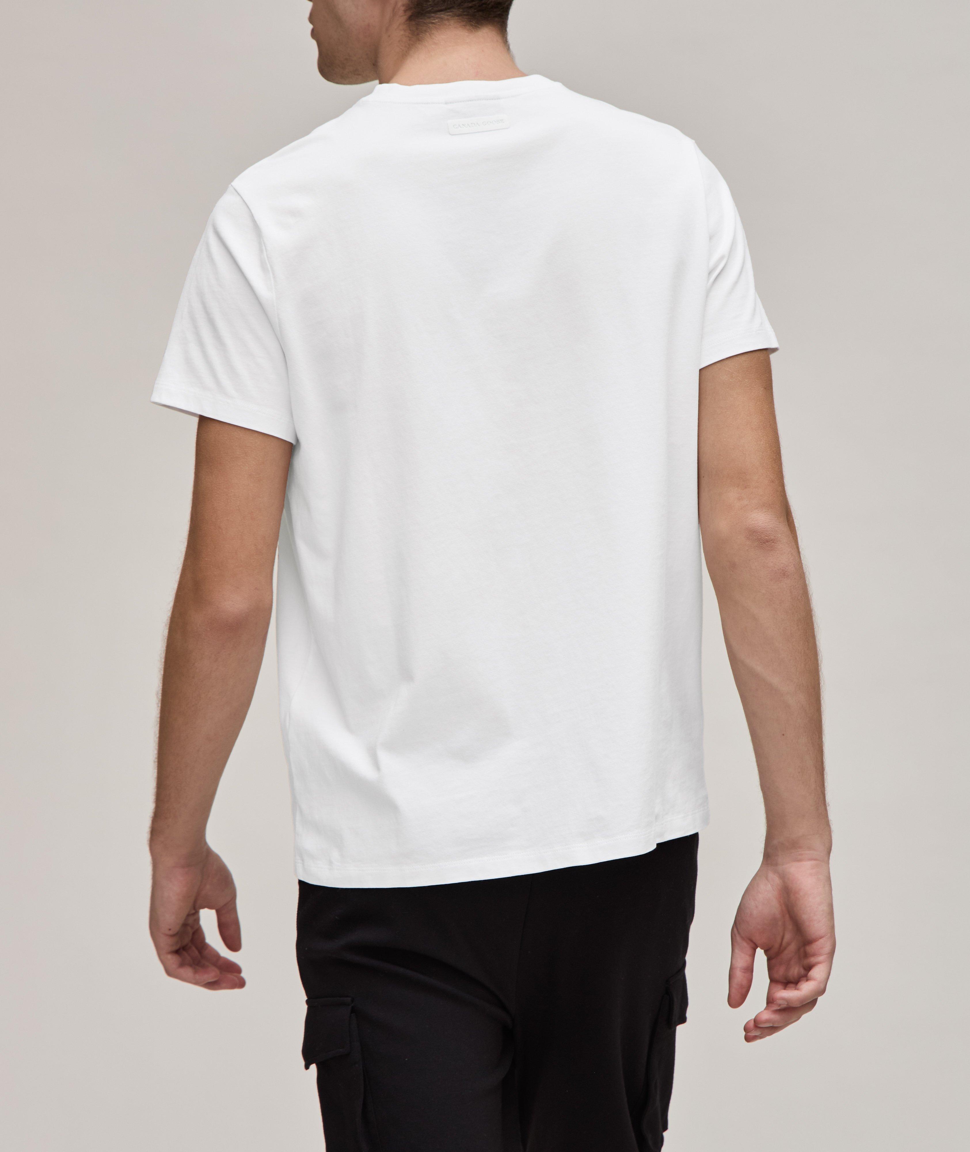 T-shirt Emerson en coton avec logo caoutchouté image 2